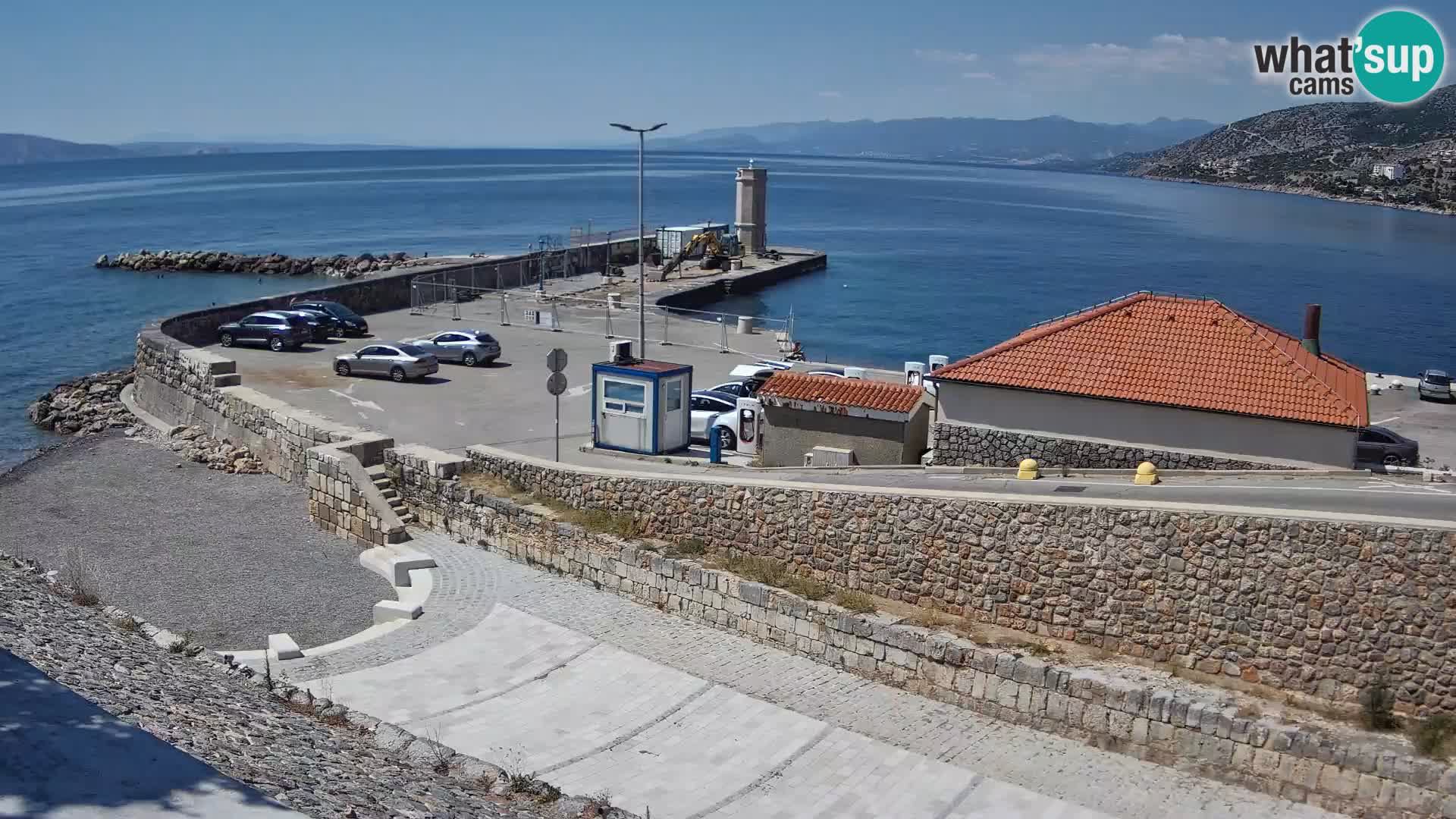 Senj Harbour Webcam – Breakwater & Lighthouse Live View
