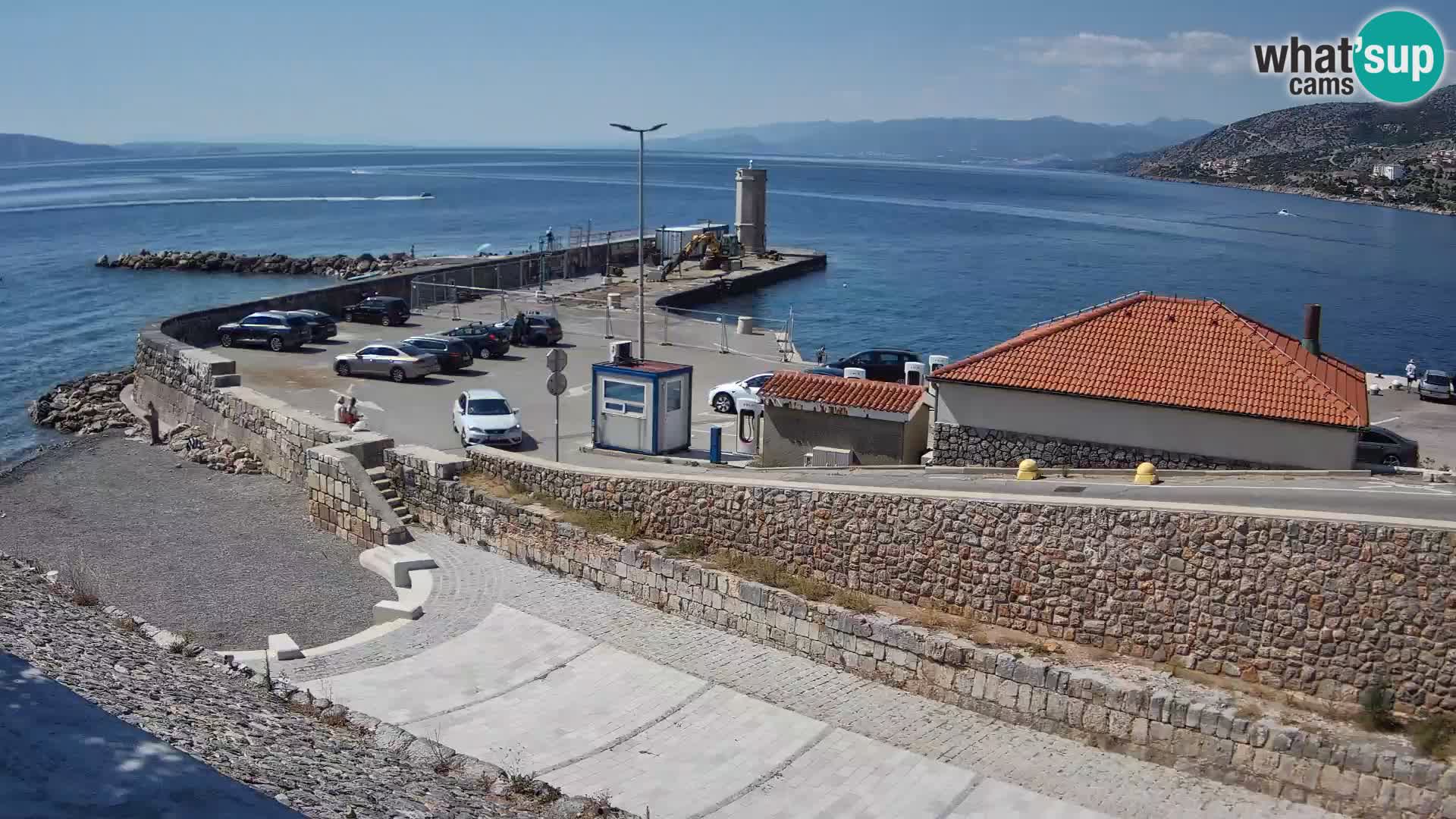 Senj Harbour Webcam – Breakwater & Lighthouse Live View
