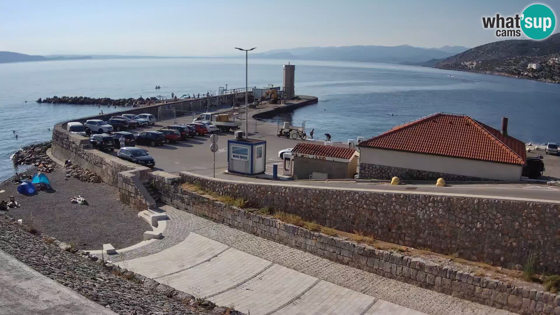 Senj Harbour Webcam – Breakwater & Lighthouse Live View