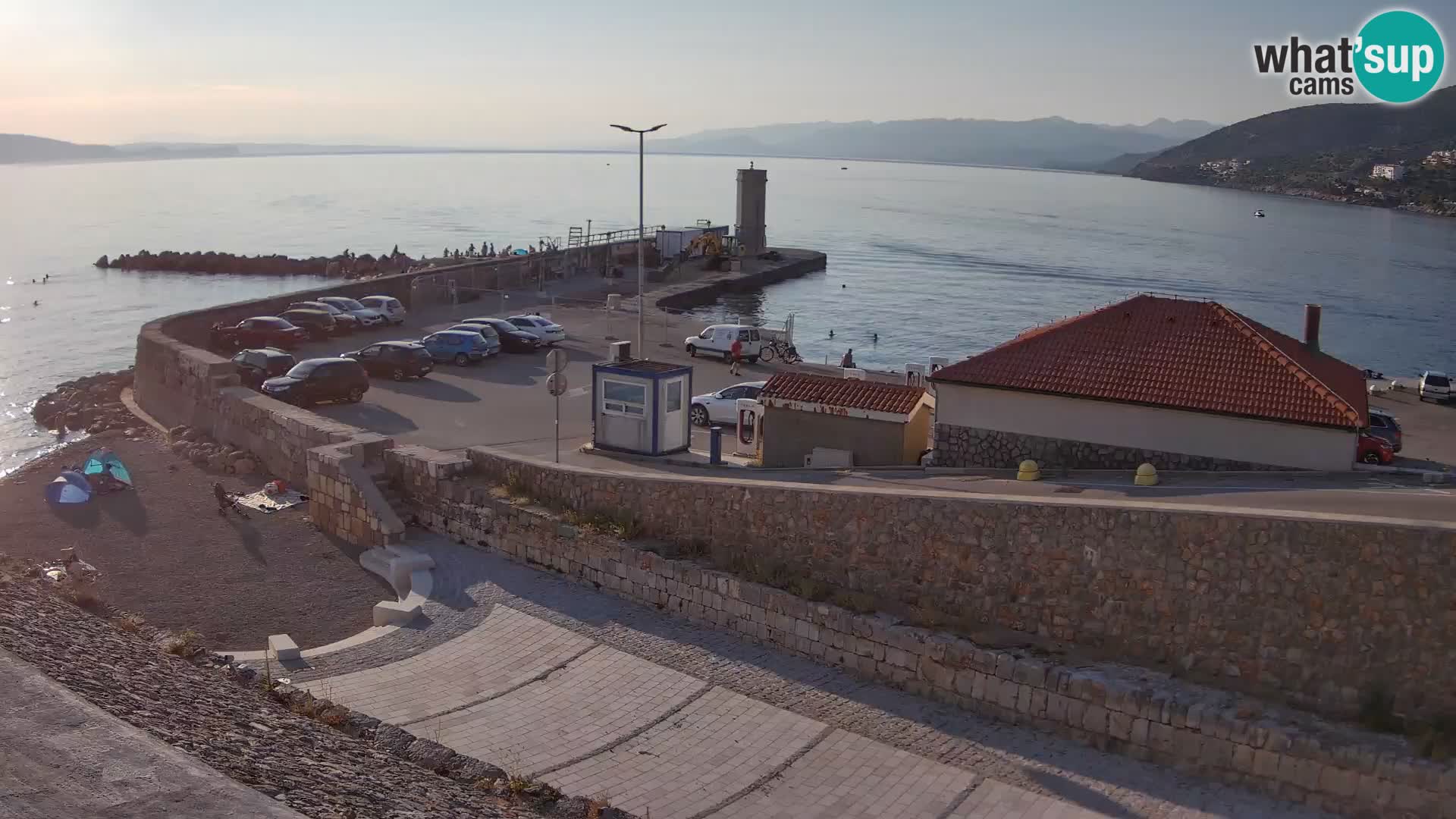 Senj Harbour Webcam – Breakwater & Lighthouse Live View
