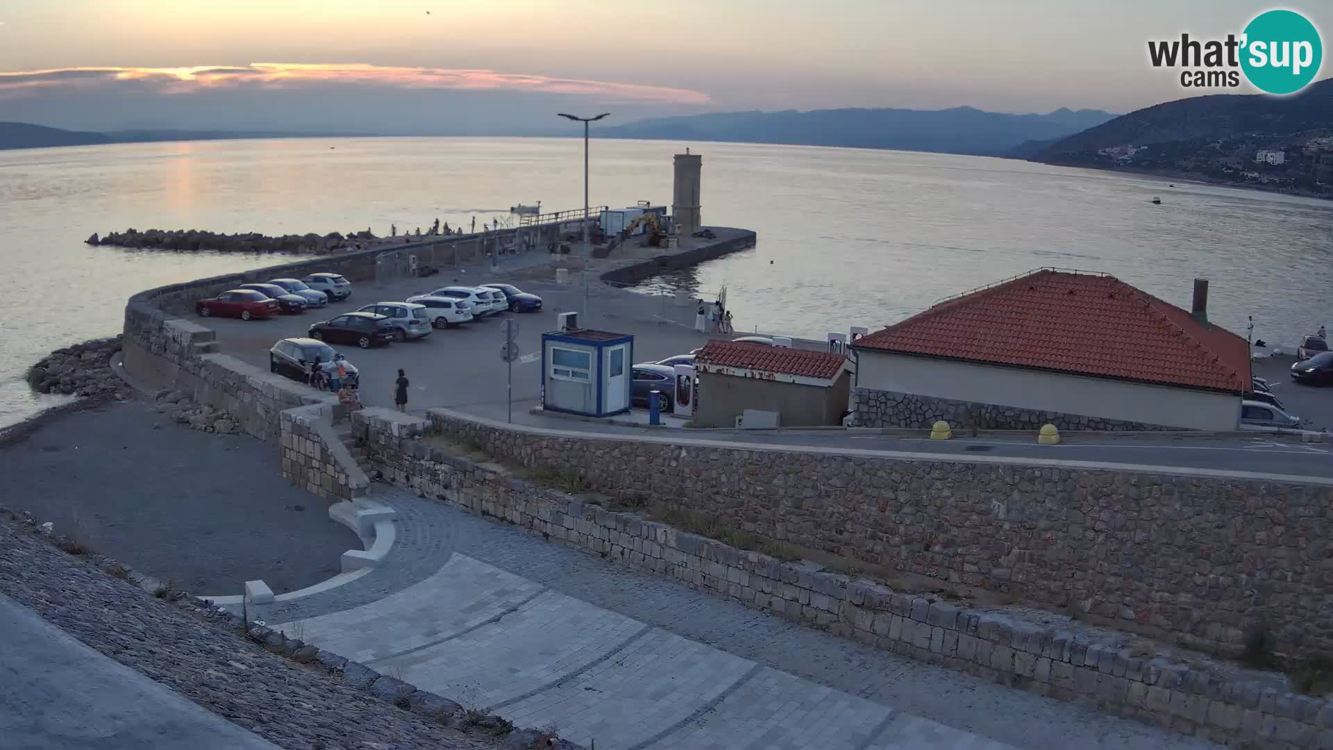 Senj Harbour Webcam – Breakwater & Lighthouse Live View