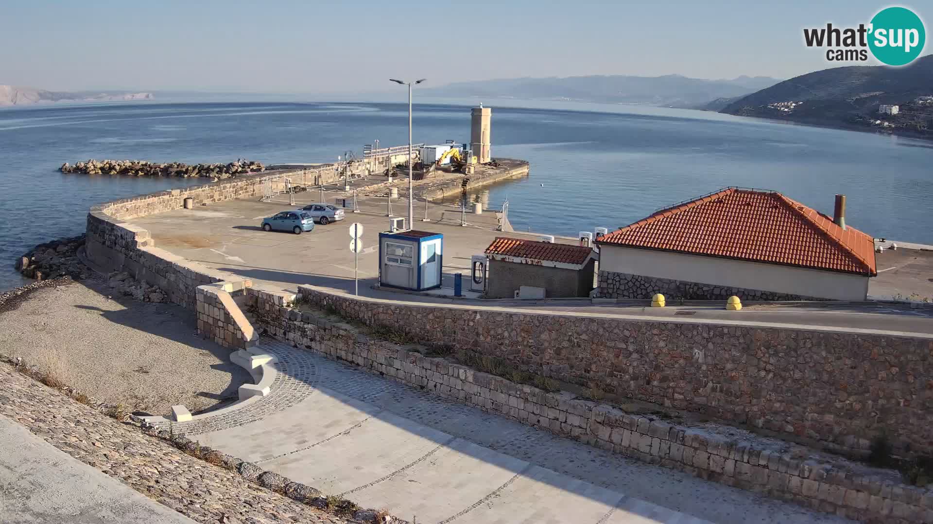 Senj Harbour Webcam – Breakwater & Lighthouse Live View