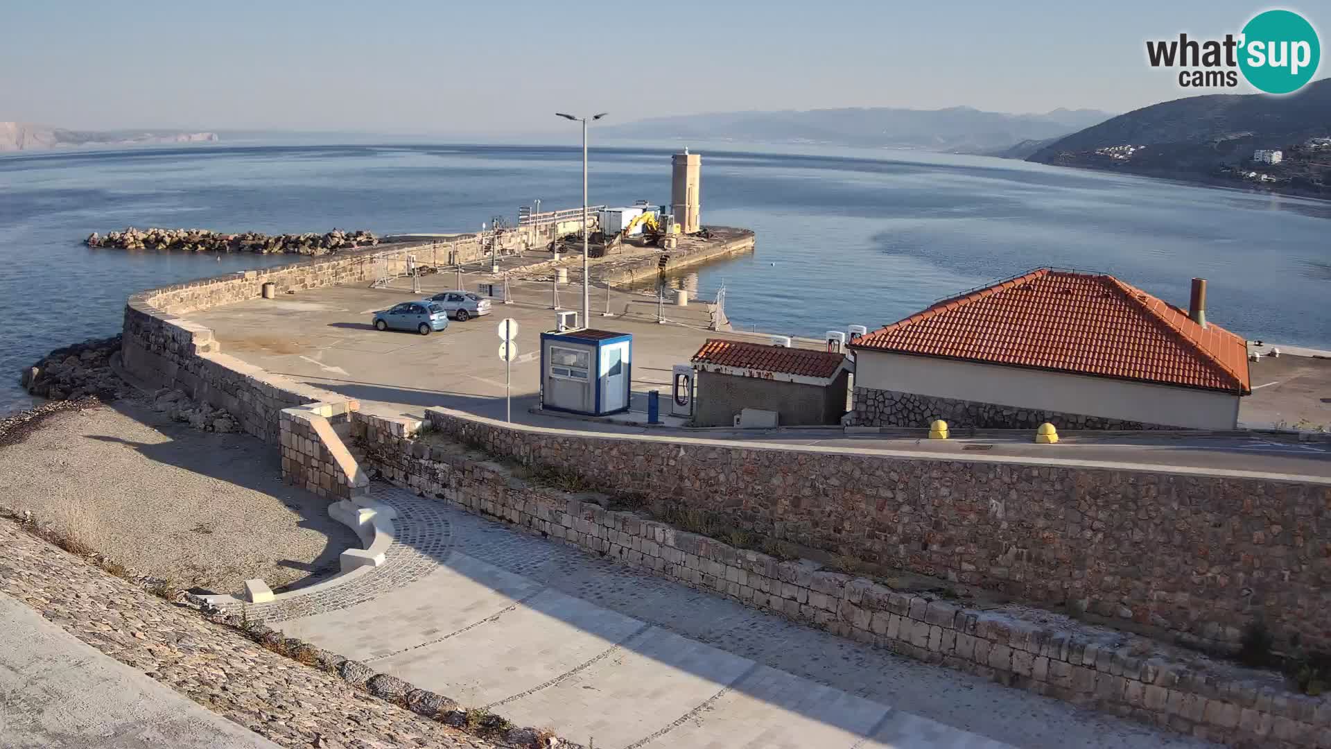 Senj Harbour Webcam – Breakwater & Lighthouse Live View