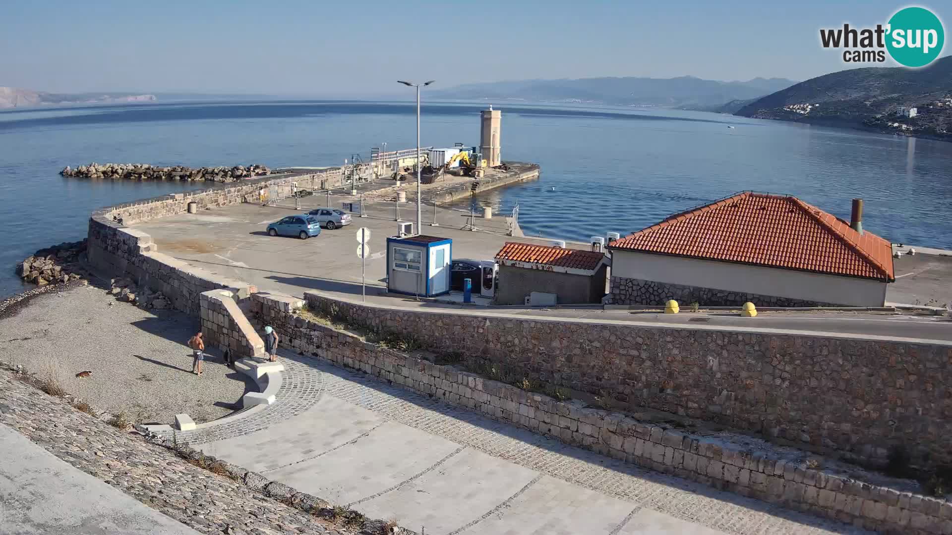 Webcam puerto de Senj – Rompeolas y faro en directo