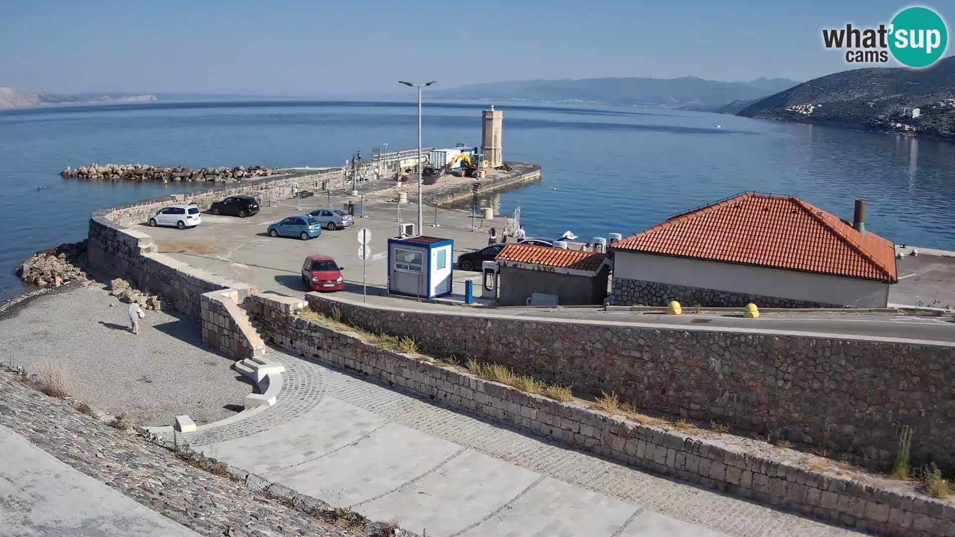 Senj Harbour Webcam – Breakwater & Lighthouse Live View