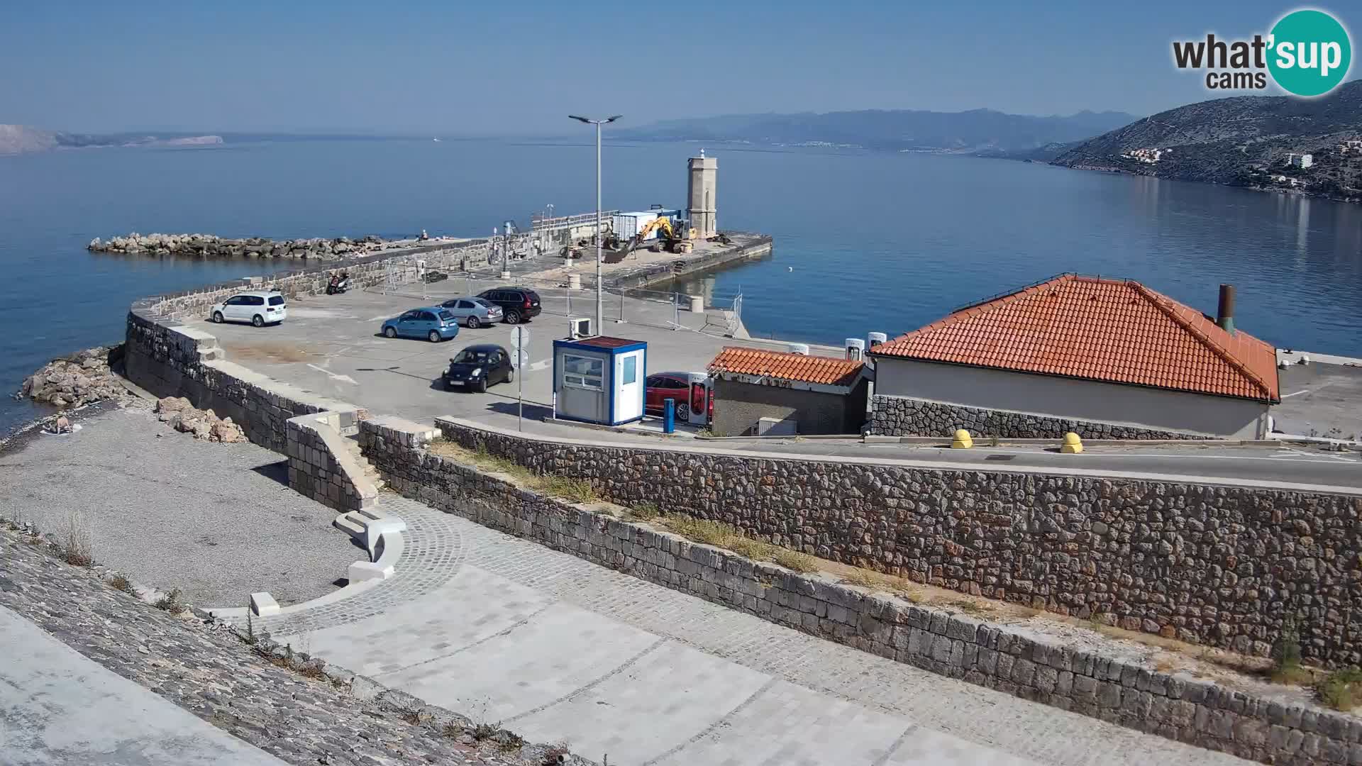Senj Harbour Webcam – Breakwater & Lighthouse Live View