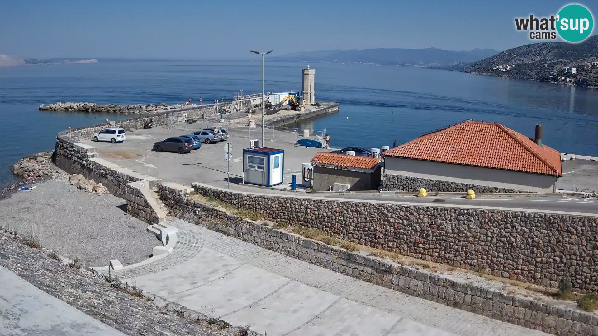 Senj Harbour Webcam – Breakwater & Lighthouse Live View