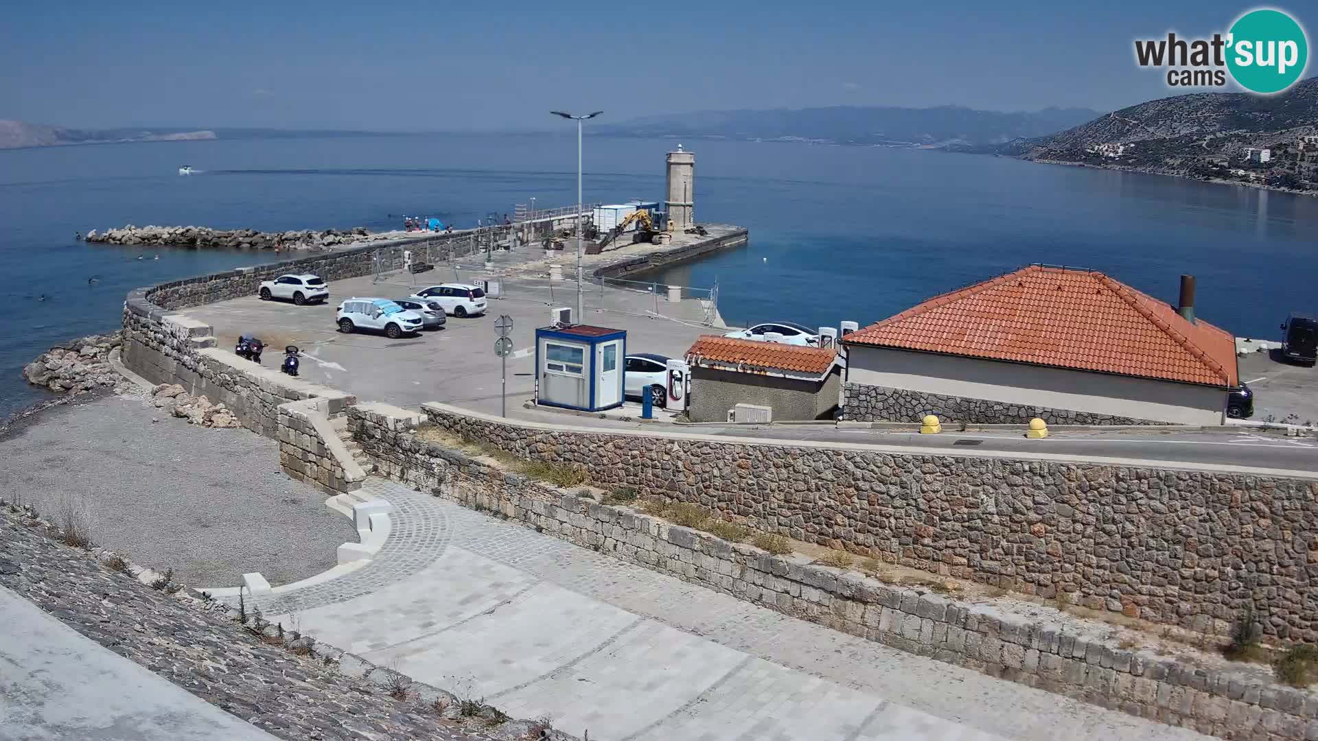 Senj Harbour Webcam – Breakwater & Lighthouse Live View