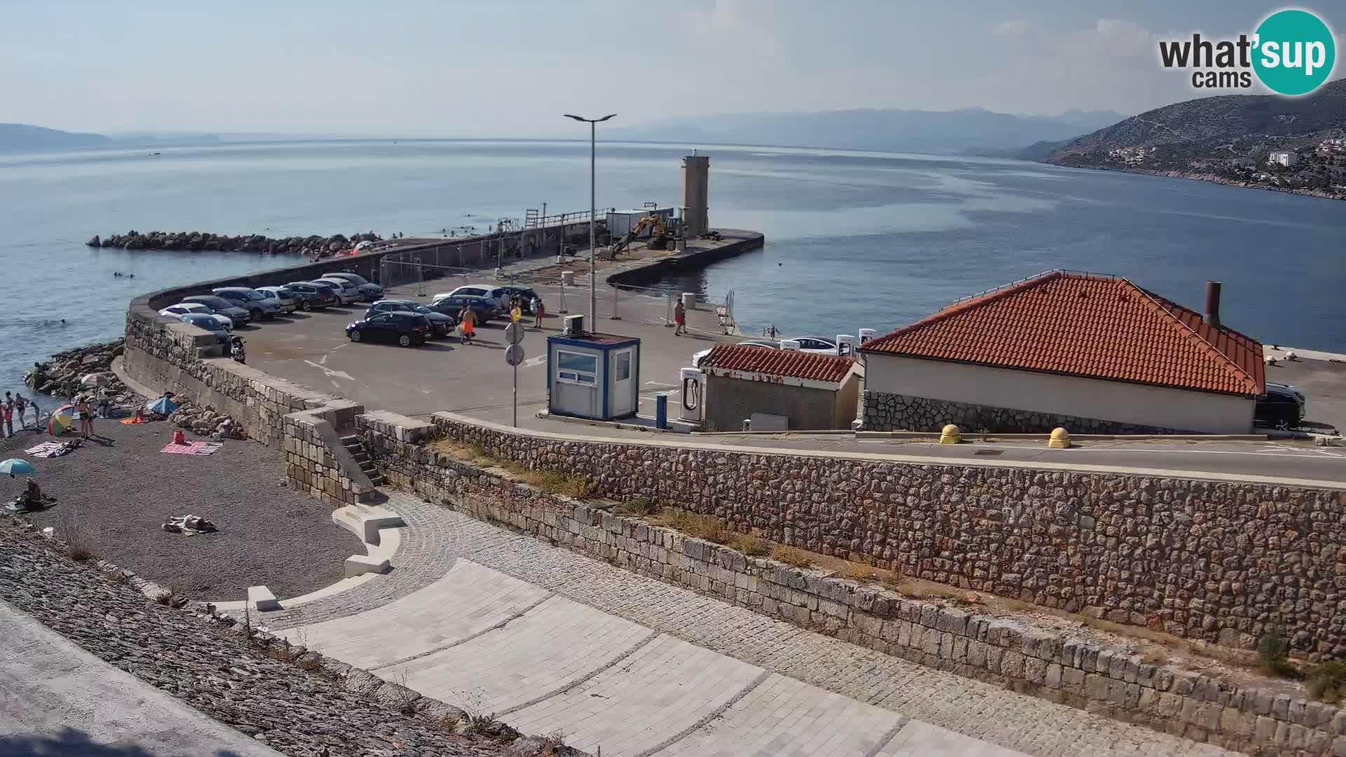 Senj Harbour Webcam – Breakwater & Lighthouse Live View