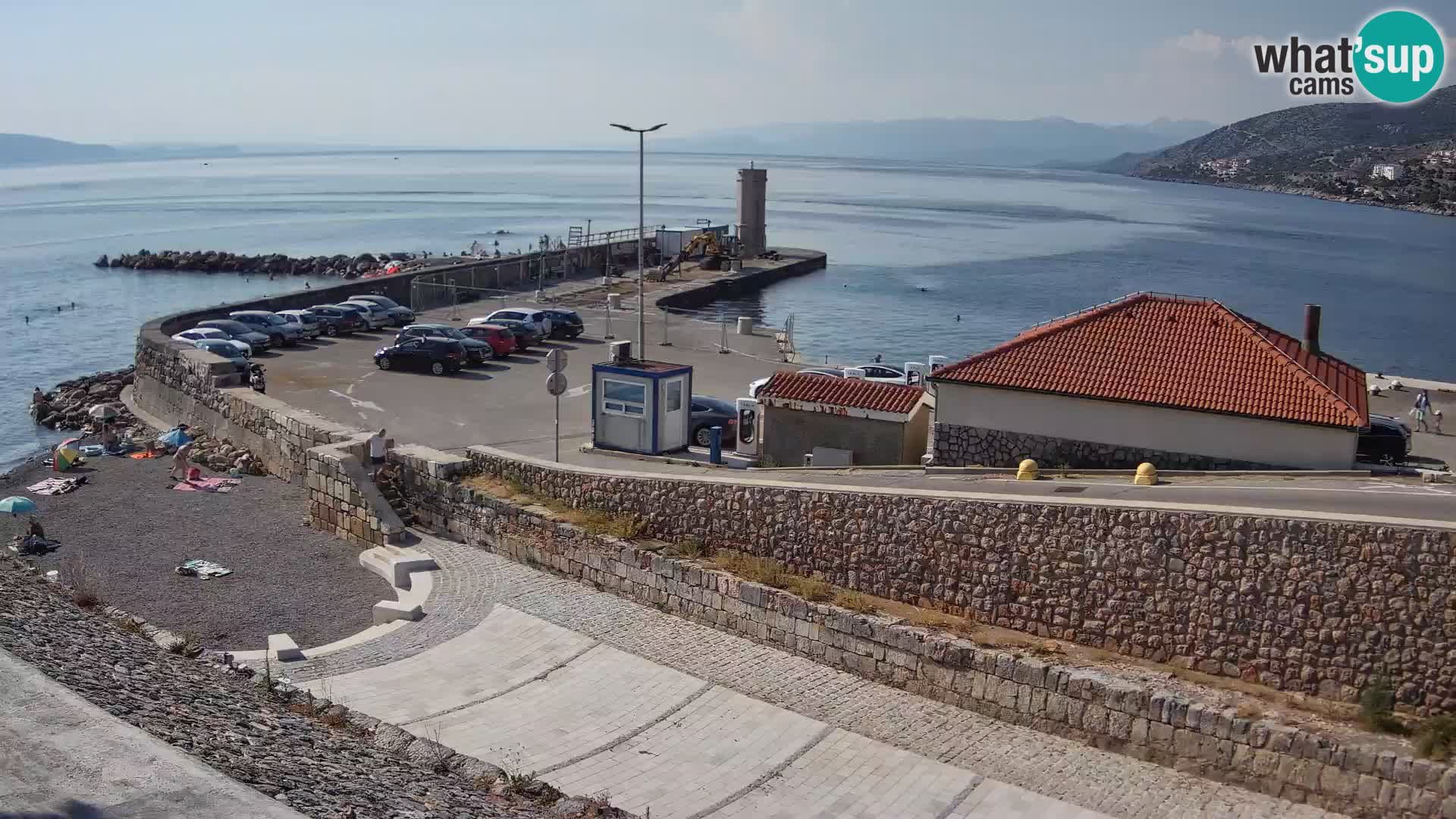 Web kamera Senj luka – Lukobran i svjetionik uživo