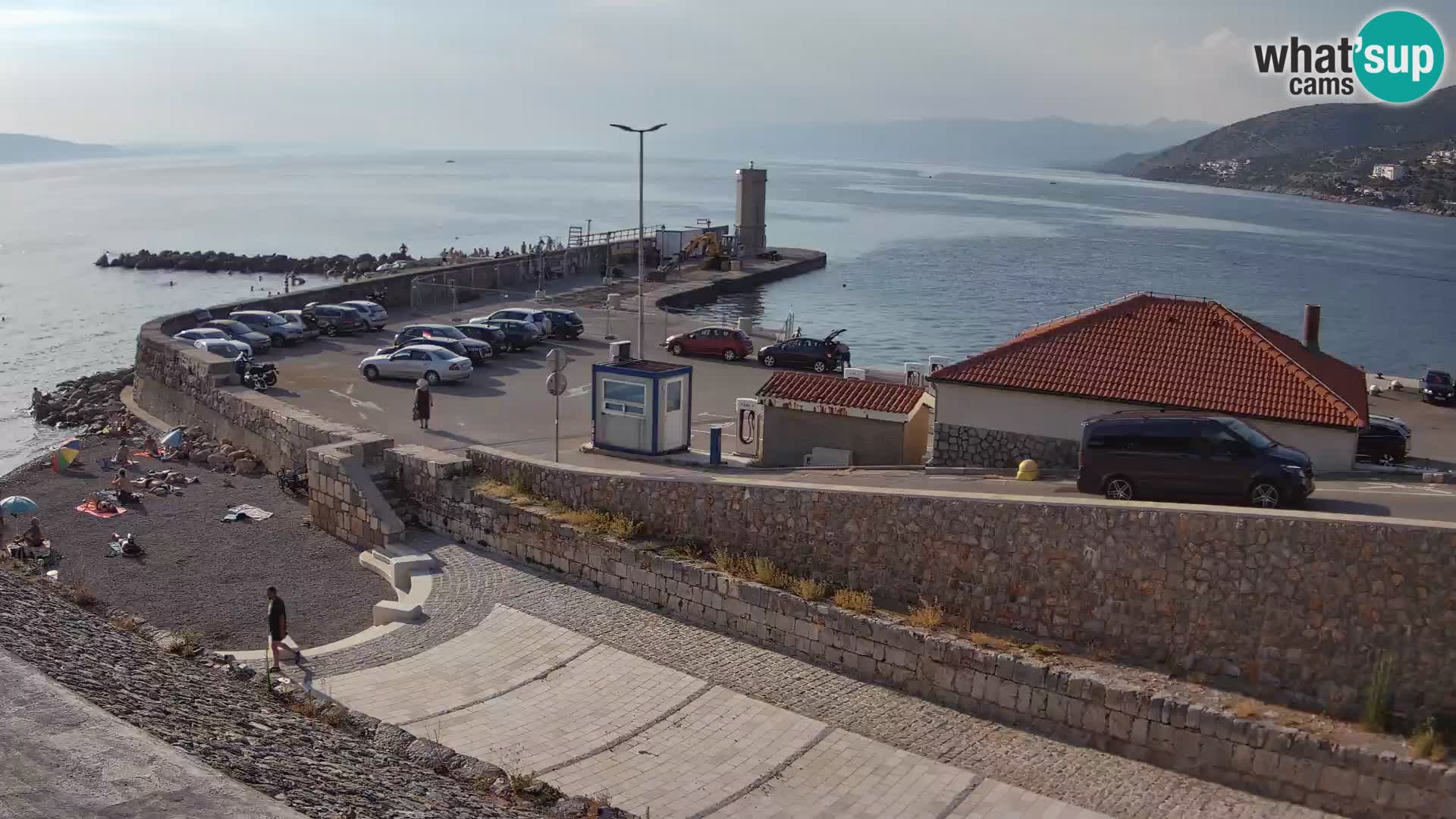Web kamera Senj luka – Lukobran i svjetionik uživo
