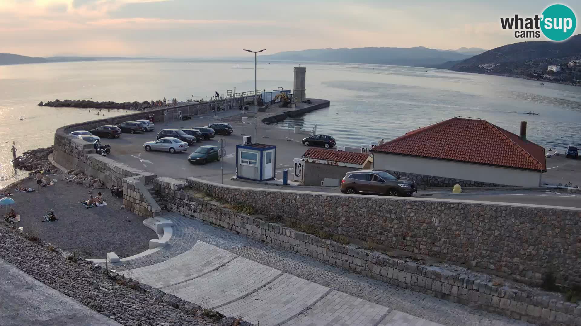 Senj Harbour Webcam – Breakwater & Lighthouse Live View