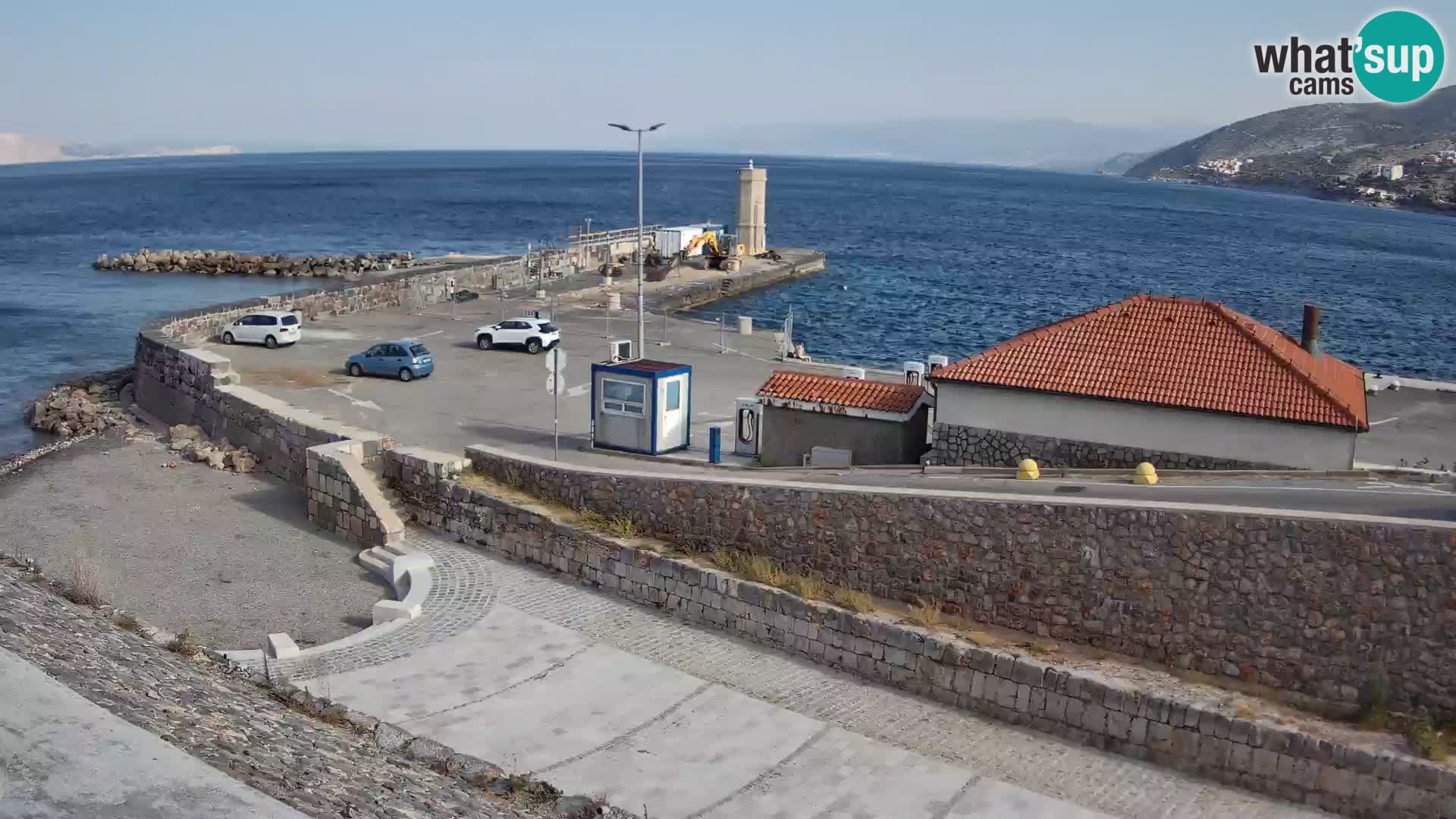 Senj Harbour Webcam – Breakwater & Lighthouse Live View