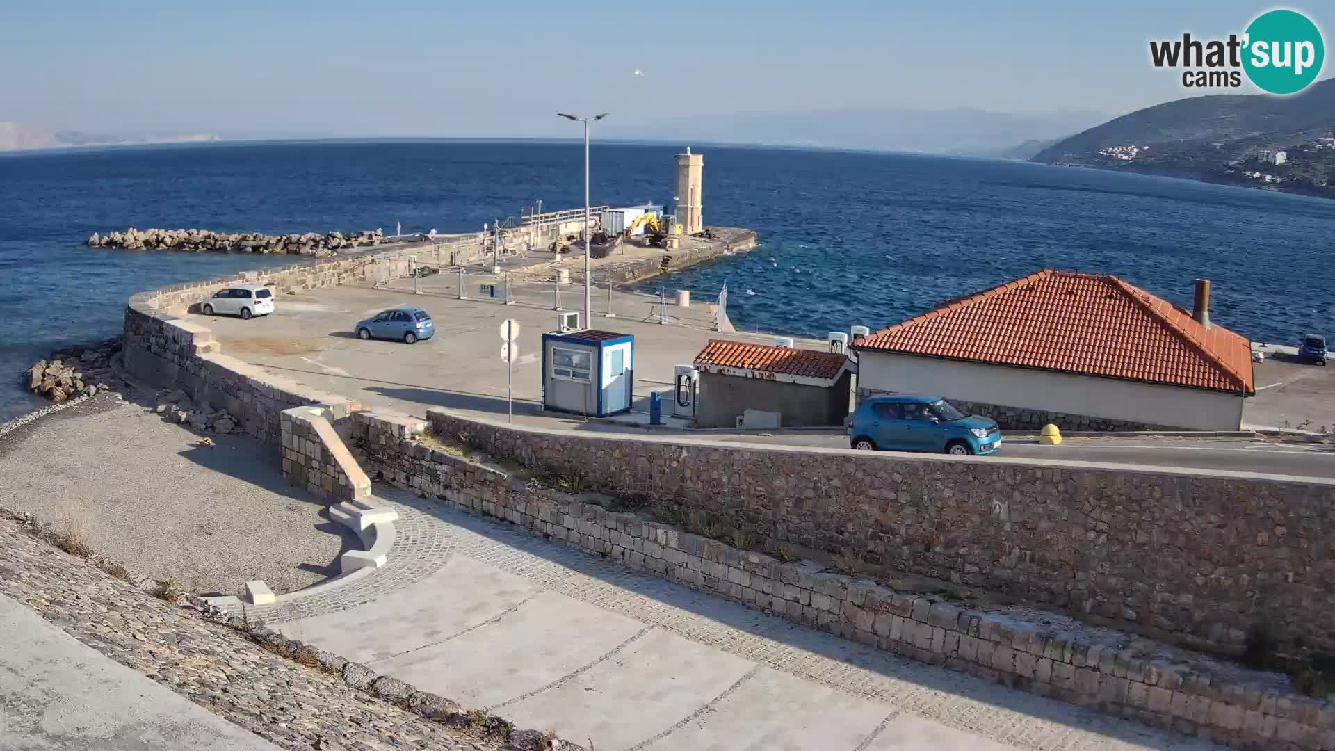 Senj Harbour Webcam – Breakwater & Lighthouse Live View