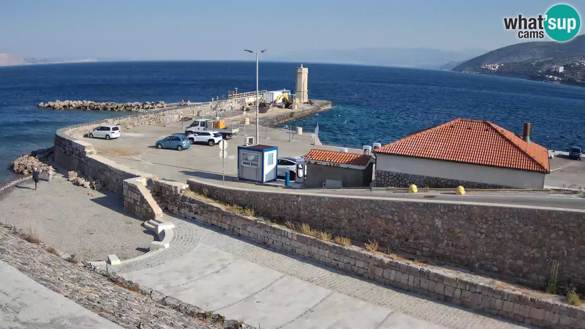 Web kamera Senj luka – Lukobran i svjetionik uživo