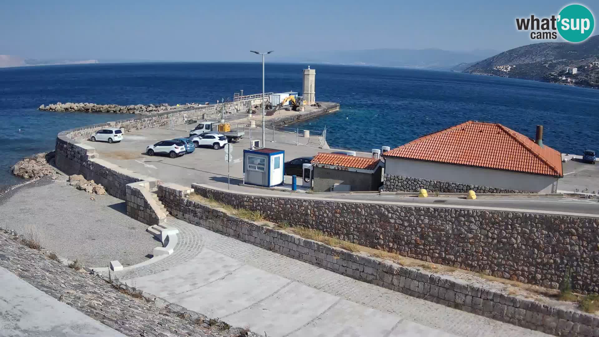 Webcam Porto di Segna – Frangiflutti e Faro in diretta