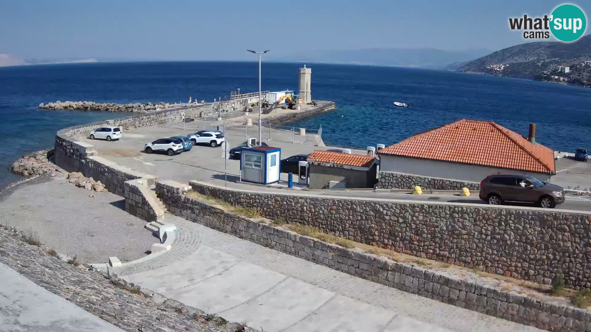 Web kamera Senj luka – Lukobran i svjetionik uživo