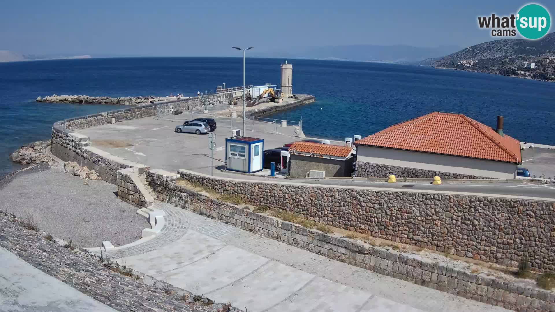 Webcam Porto di Segna – Frangiflutti e Faro in diretta