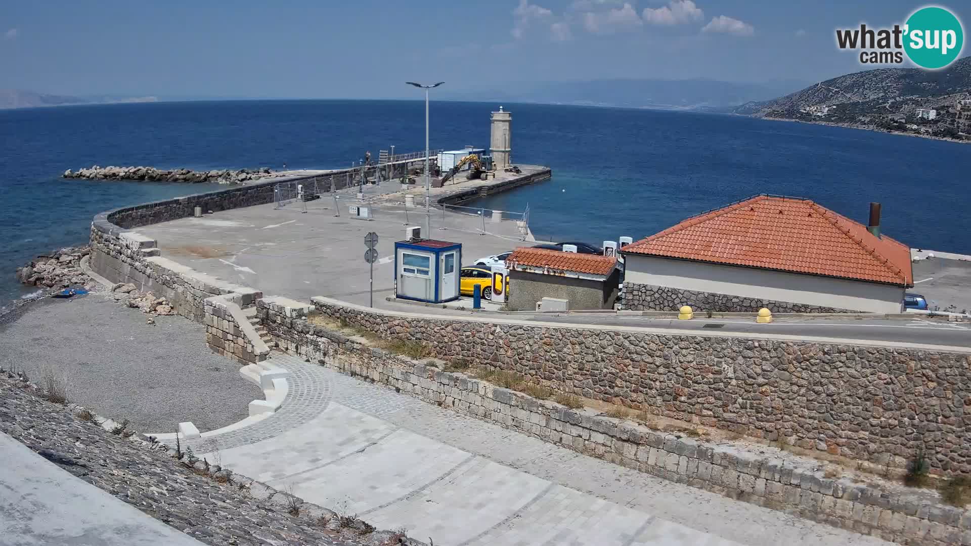 Webcam Porto di Segna – Frangiflutti e Faro in diretta