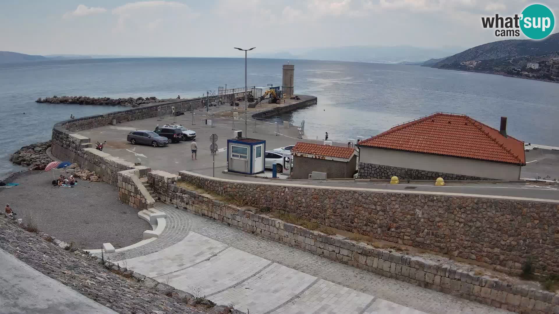 Webcam Porto di Segna – Frangiflutti e Faro in diretta