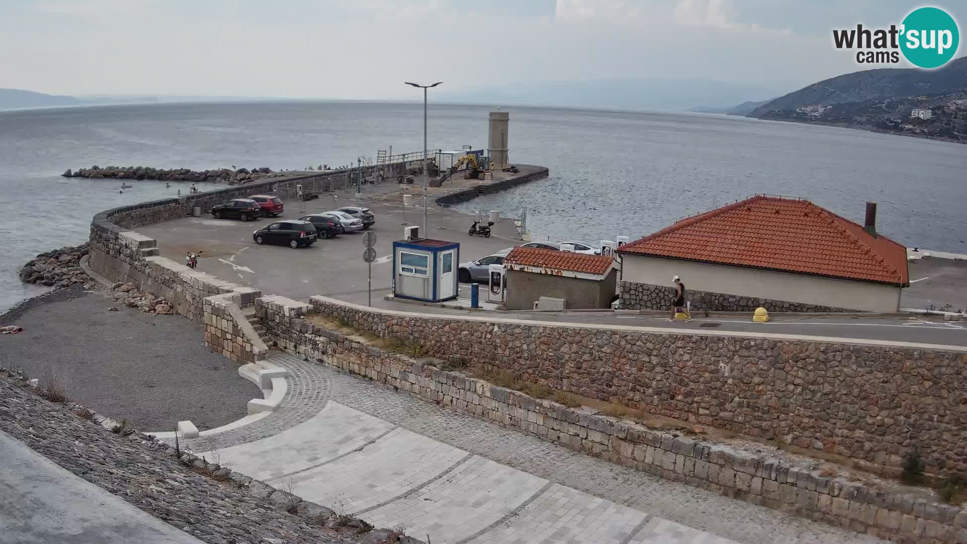 Senj Harbour Webcam – Breakwater & Lighthouse Live View