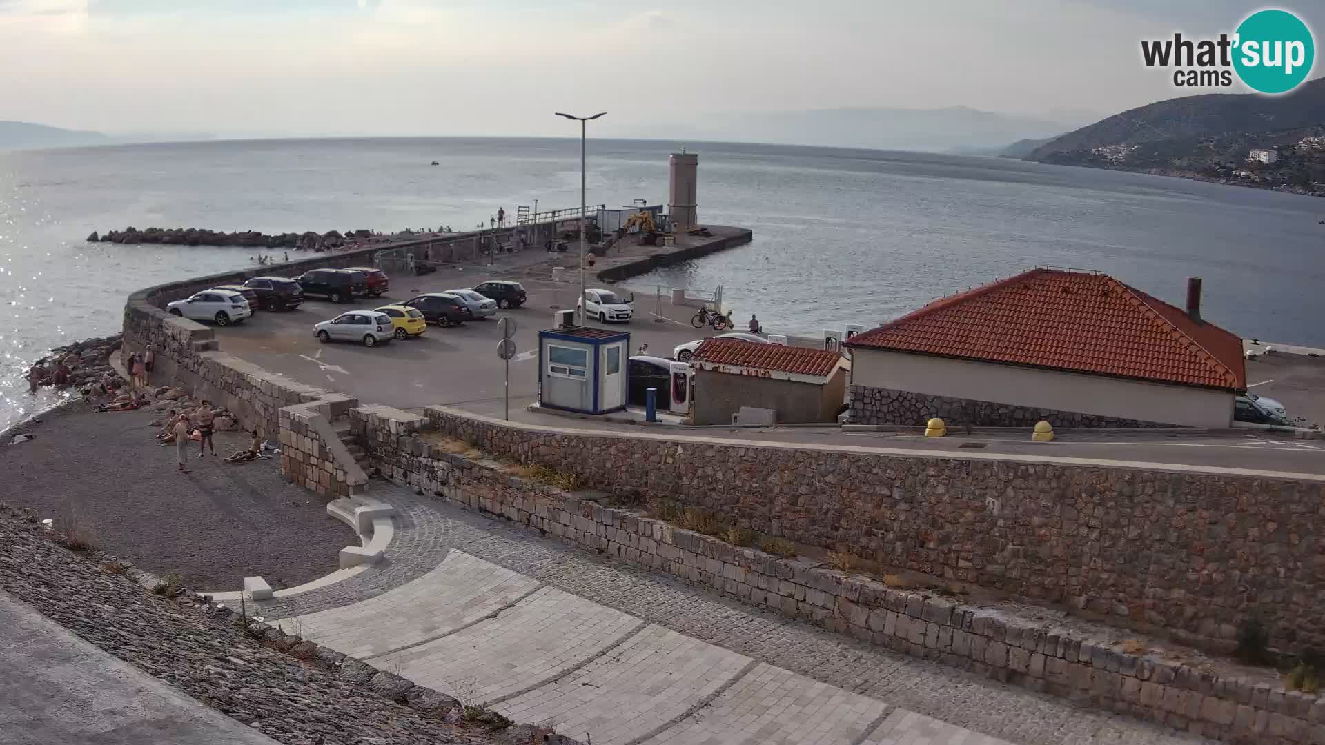 Senj Harbour Webcam – Breakwater & Lighthouse Live View
