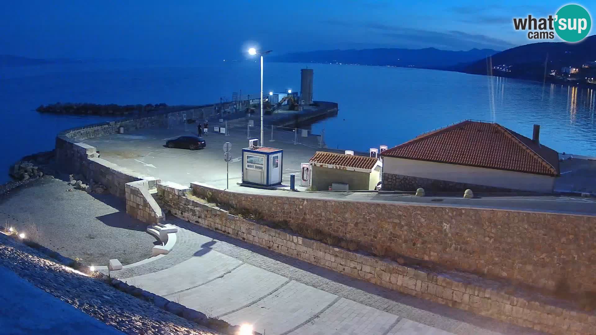 Senj Harbour Webcam – Breakwater & Lighthouse Live View