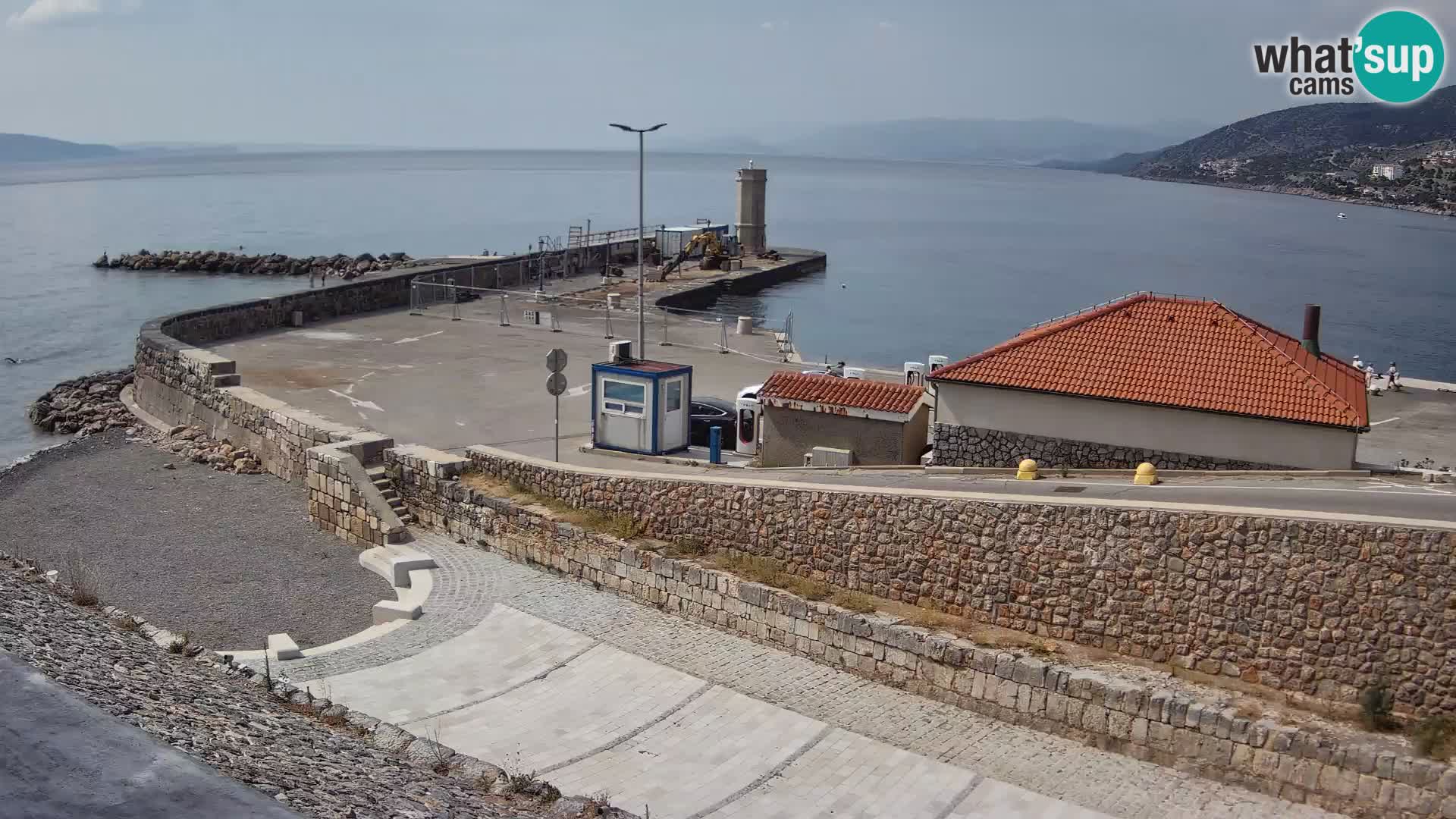 Web kamera Senj luka – Lukobran i svjetionik uživo