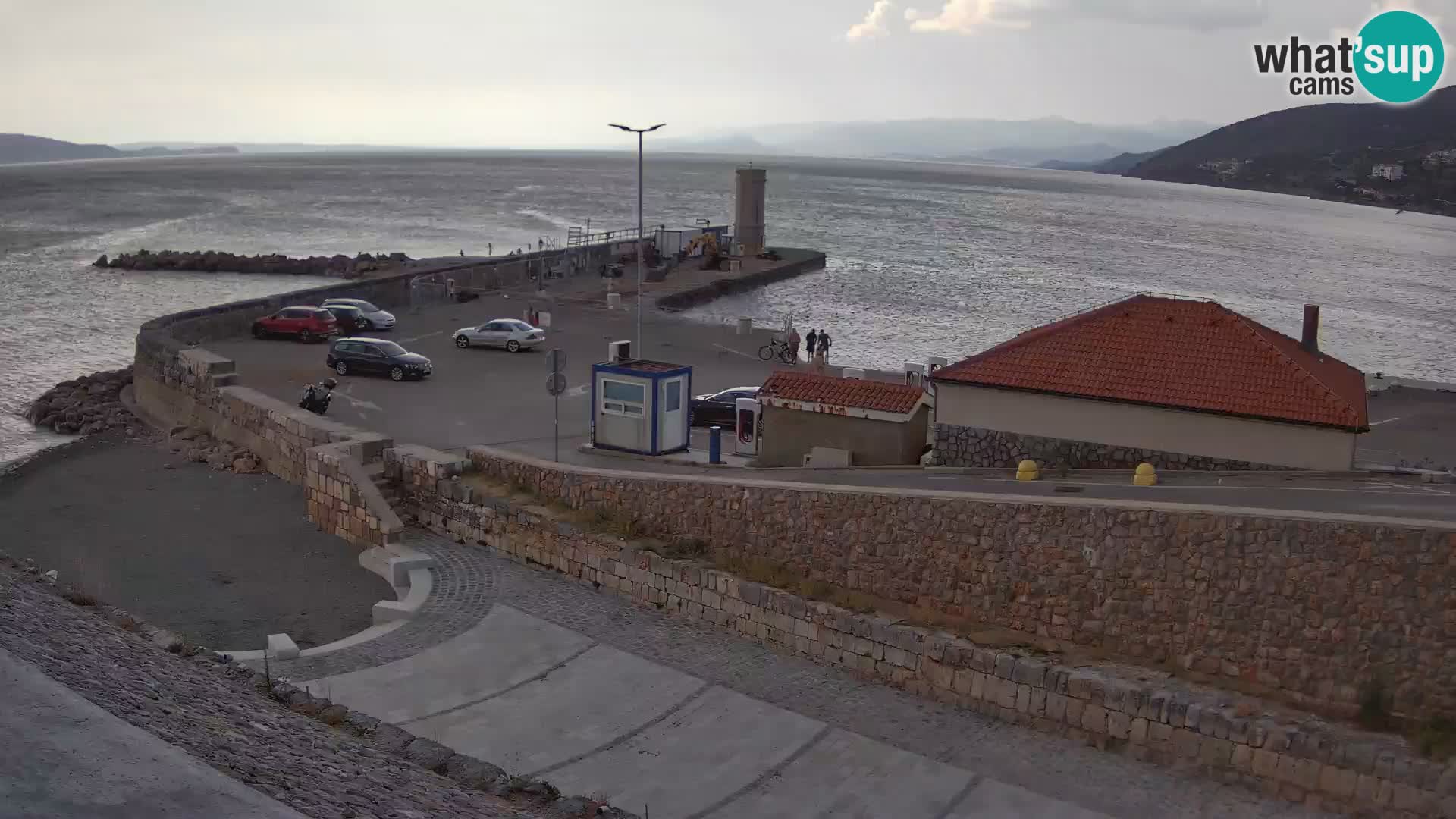 Web kamera Senj luka – Lukobran i svjetionik uživo