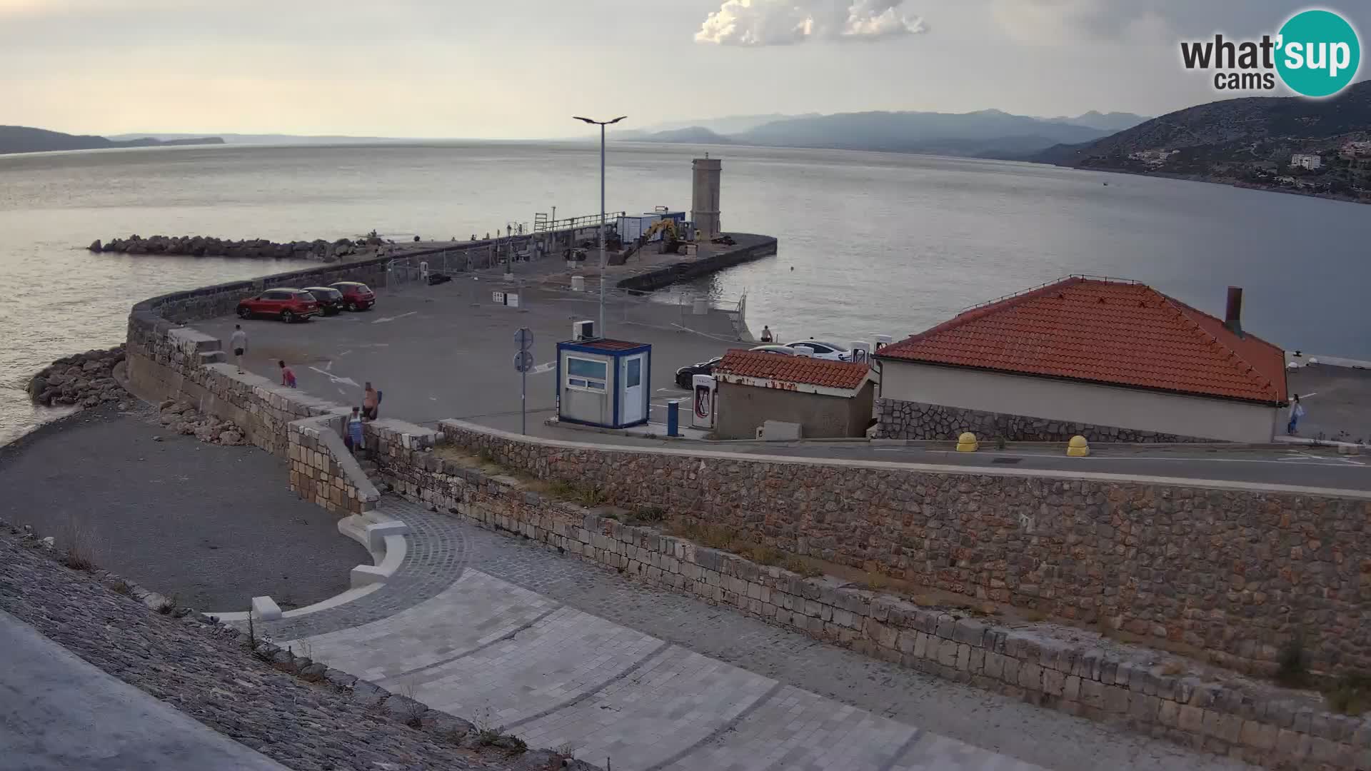 Web kamera Senj luka – Lukobran i svjetionik uživo