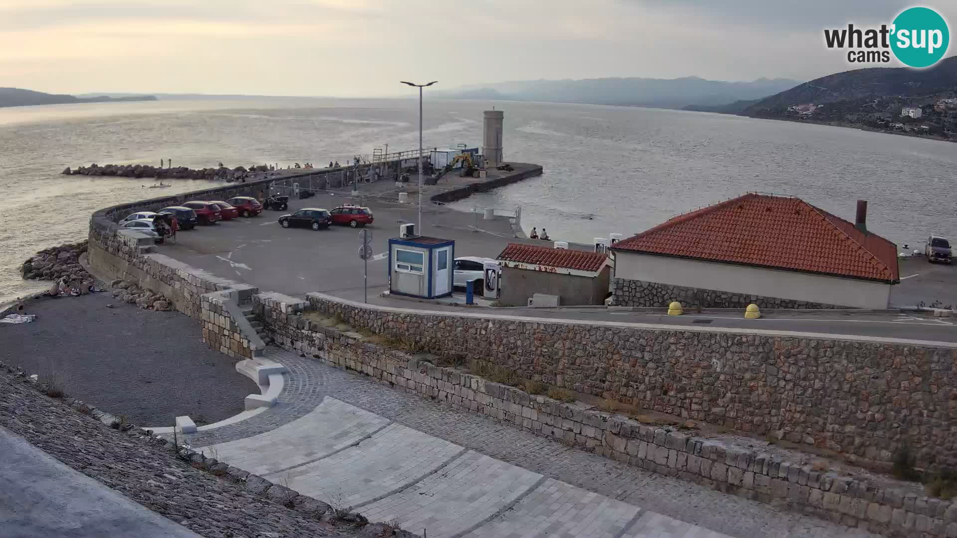 Senj Harbour Webcam – Breakwater & Lighthouse Live View