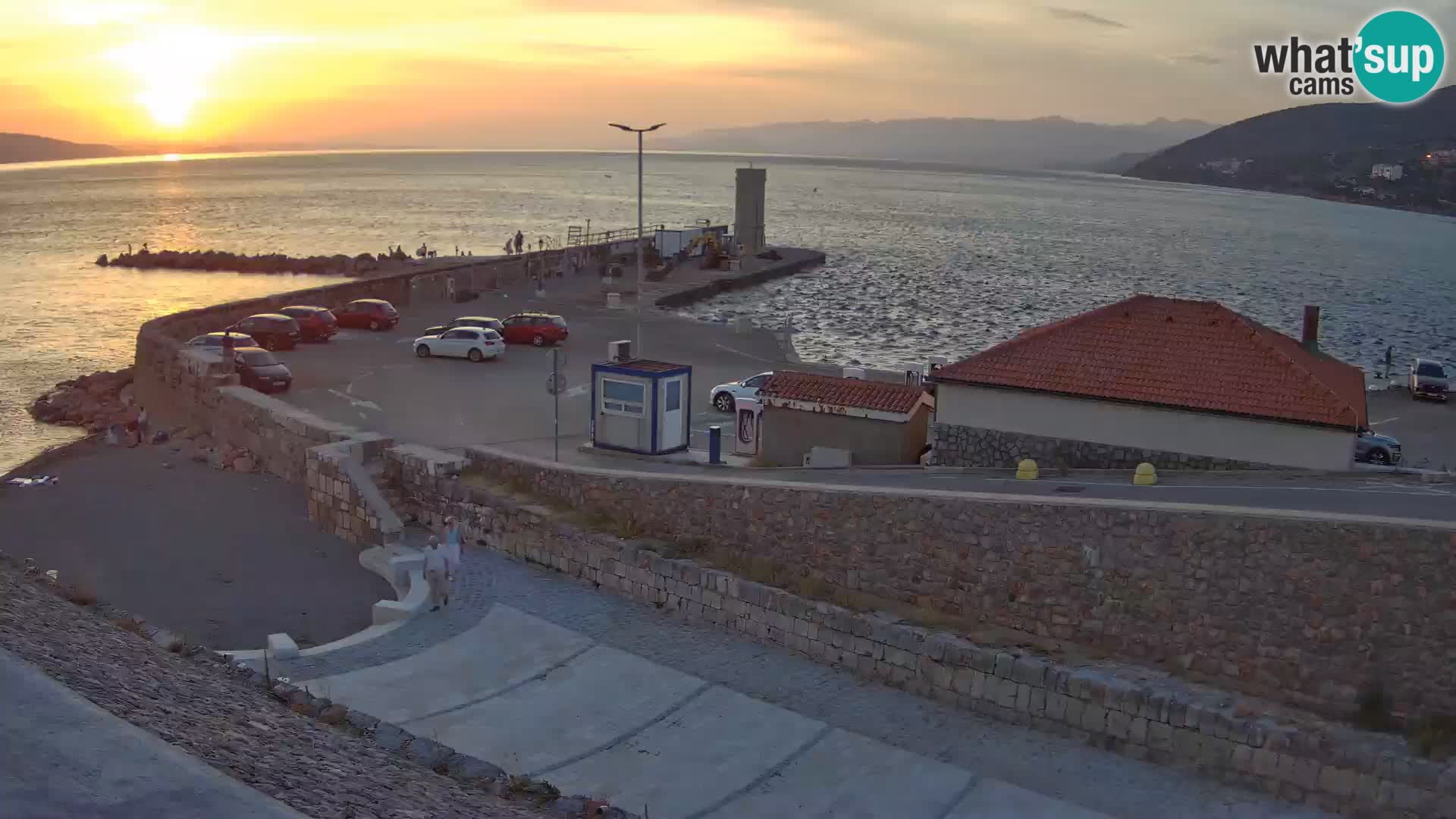 Senj Harbour Webcam – Breakwater & Lighthouse Live View
