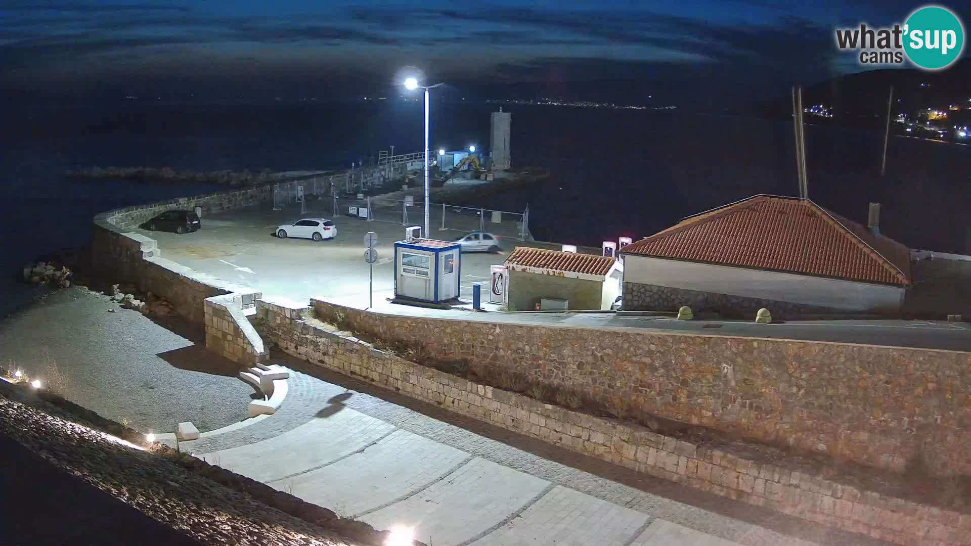Senj Harbour Webcam – Breakwater & Lighthouse Live View