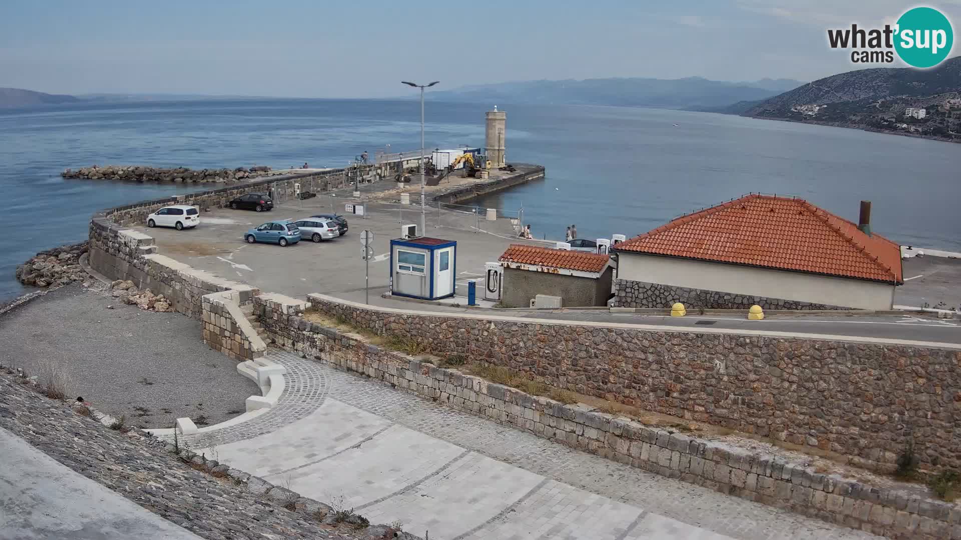Senj Harbour Webcam – Breakwater & Lighthouse Live View