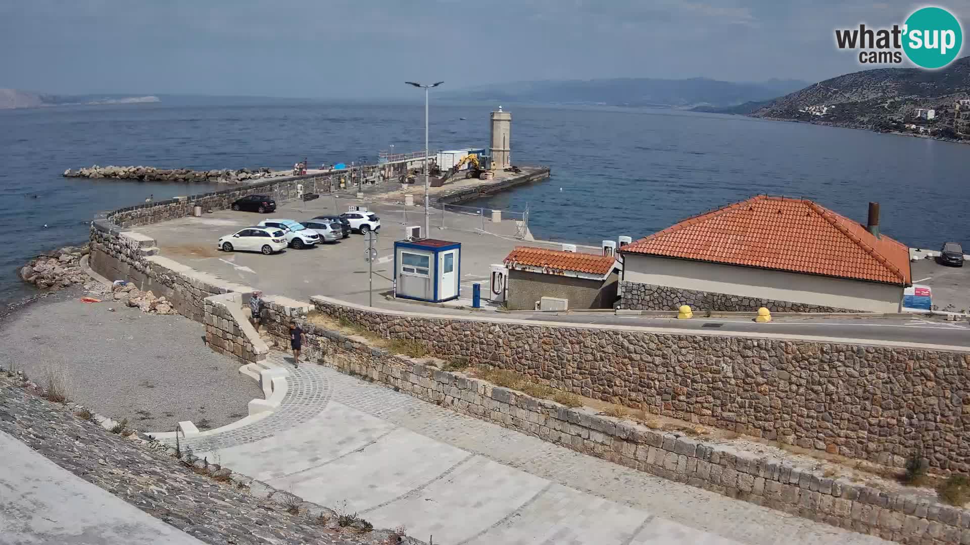 Senj Harbour Webcam – Breakwater & Lighthouse Live View