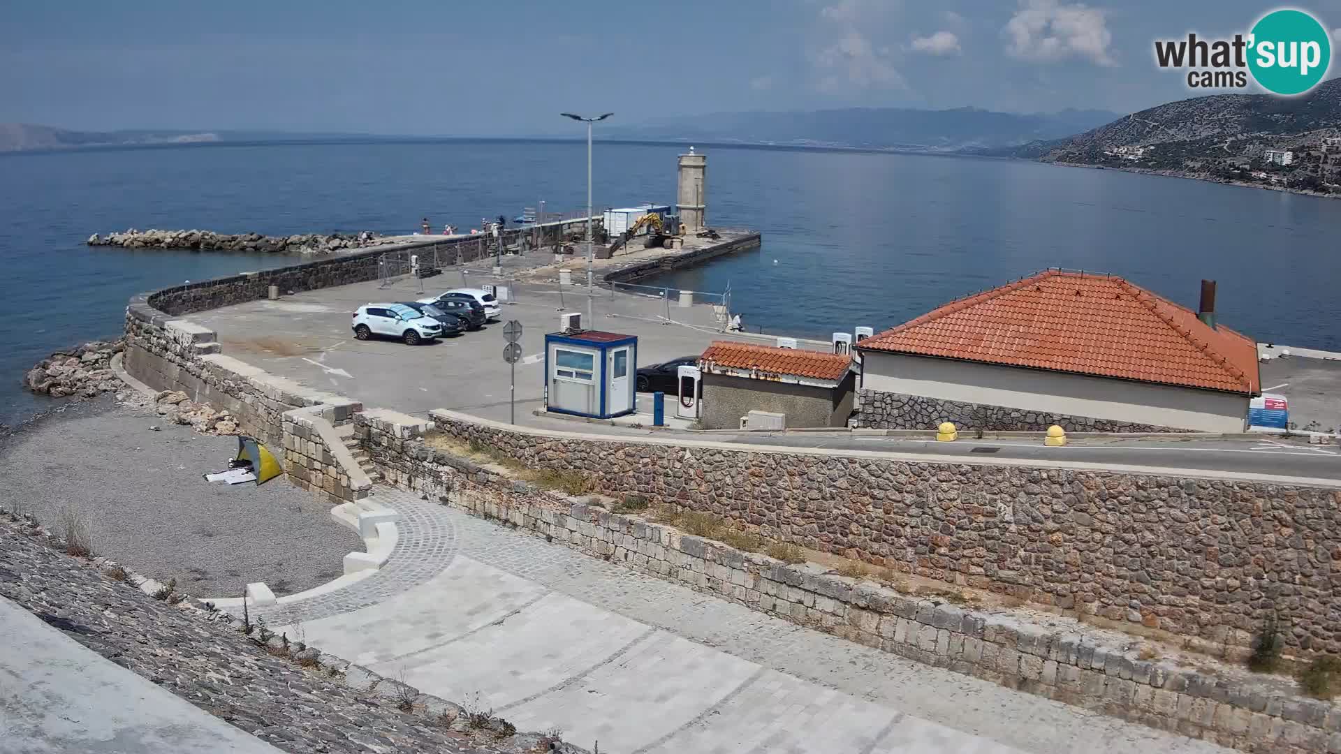 Senj Harbour Webcam – Breakwater & Lighthouse Live View