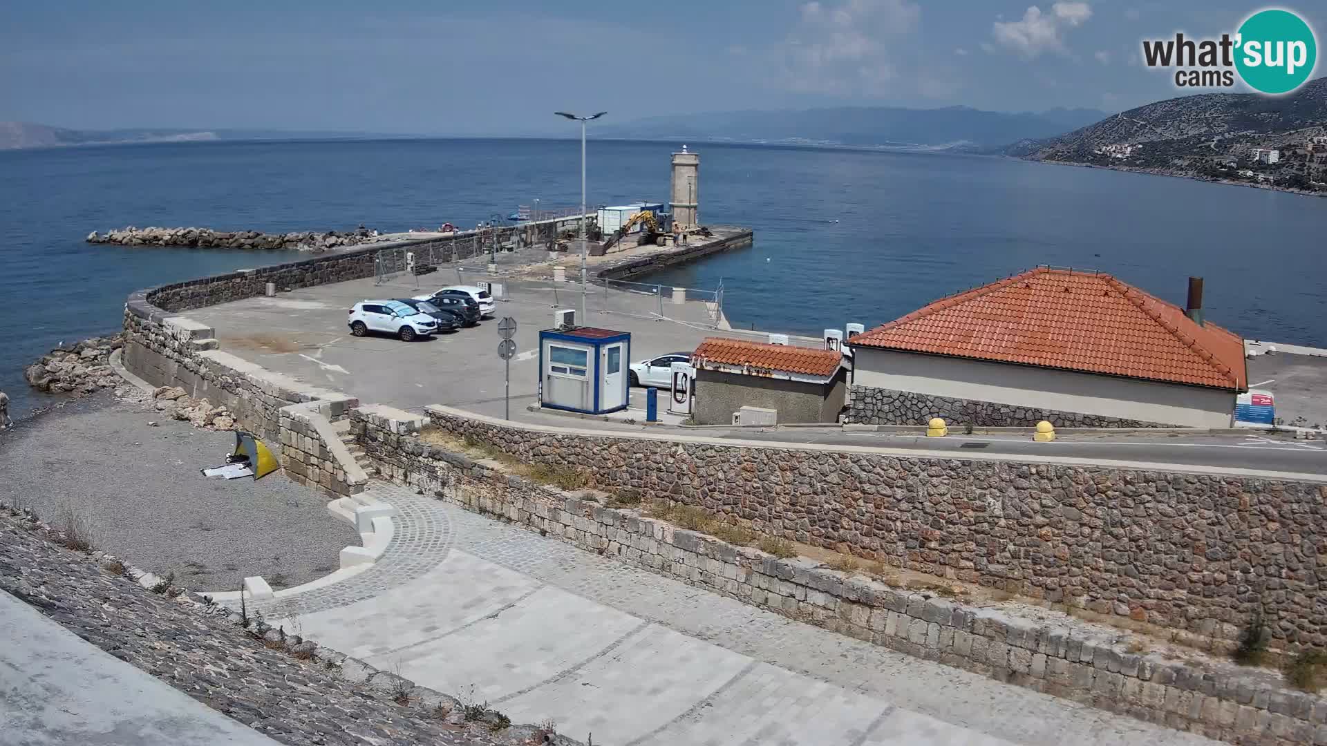 Senj Harbour Webcam – Breakwater & Lighthouse Live View