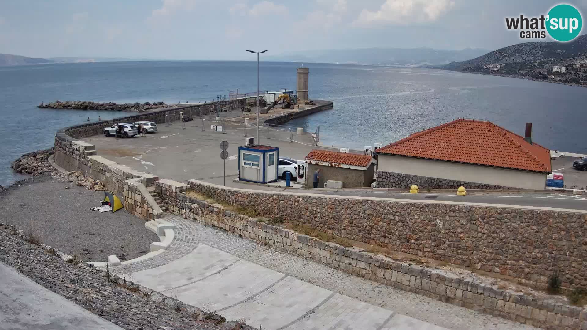 Webcam Porto di Segna – Frangiflutti e Faro in diretta