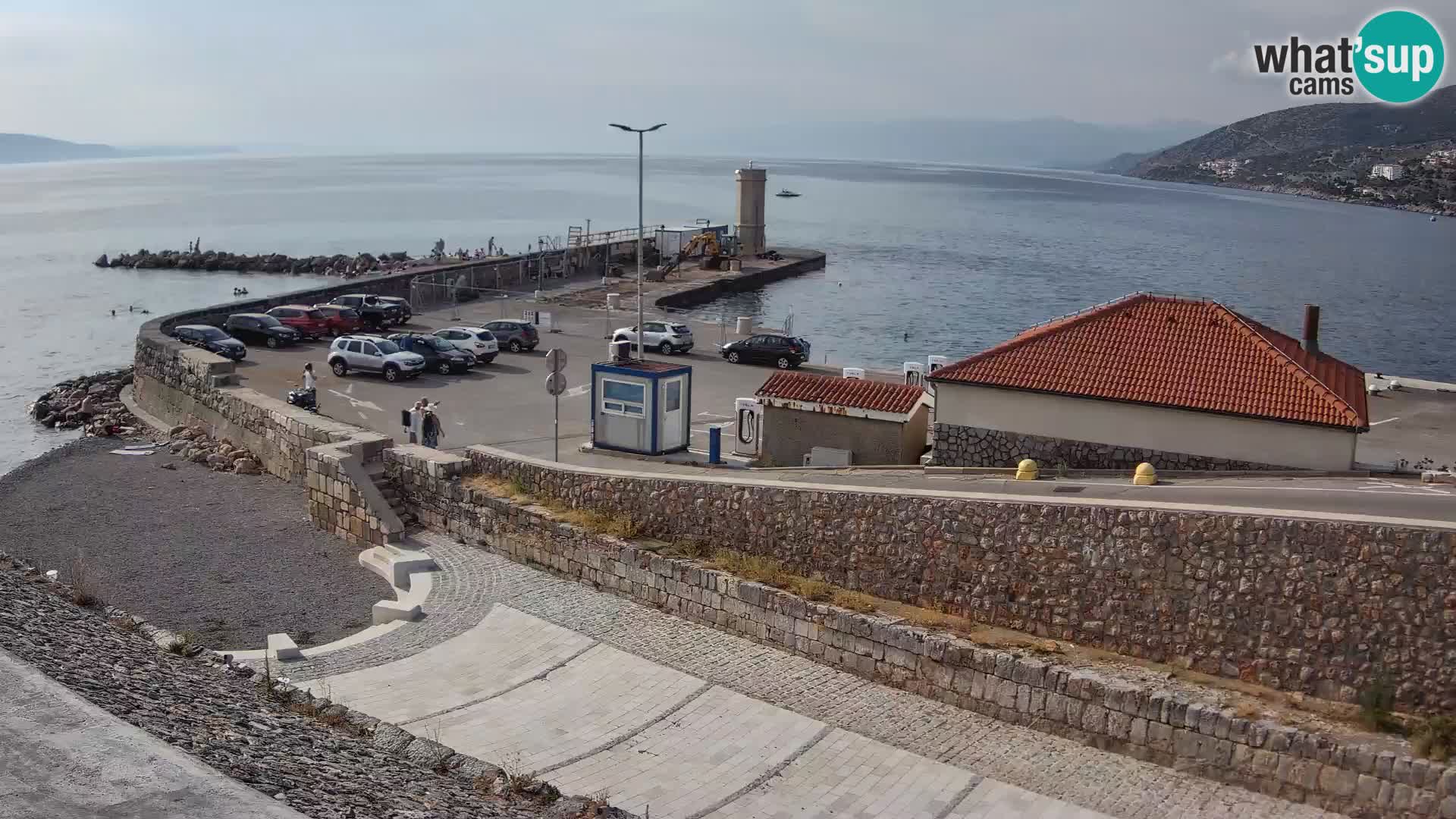 Senj Harbour Webcam – Breakwater & Lighthouse Live View