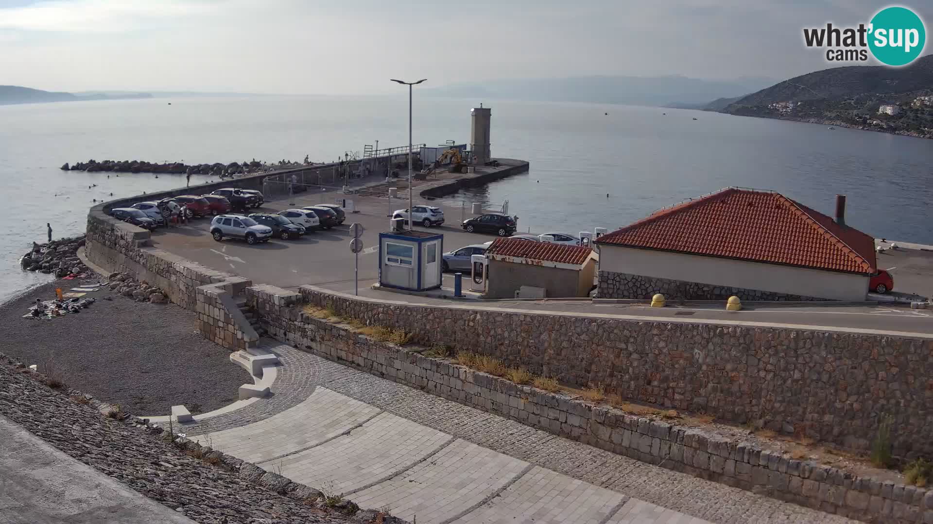 Web kamera Senj luka – Lukobran i svjetionik uživo