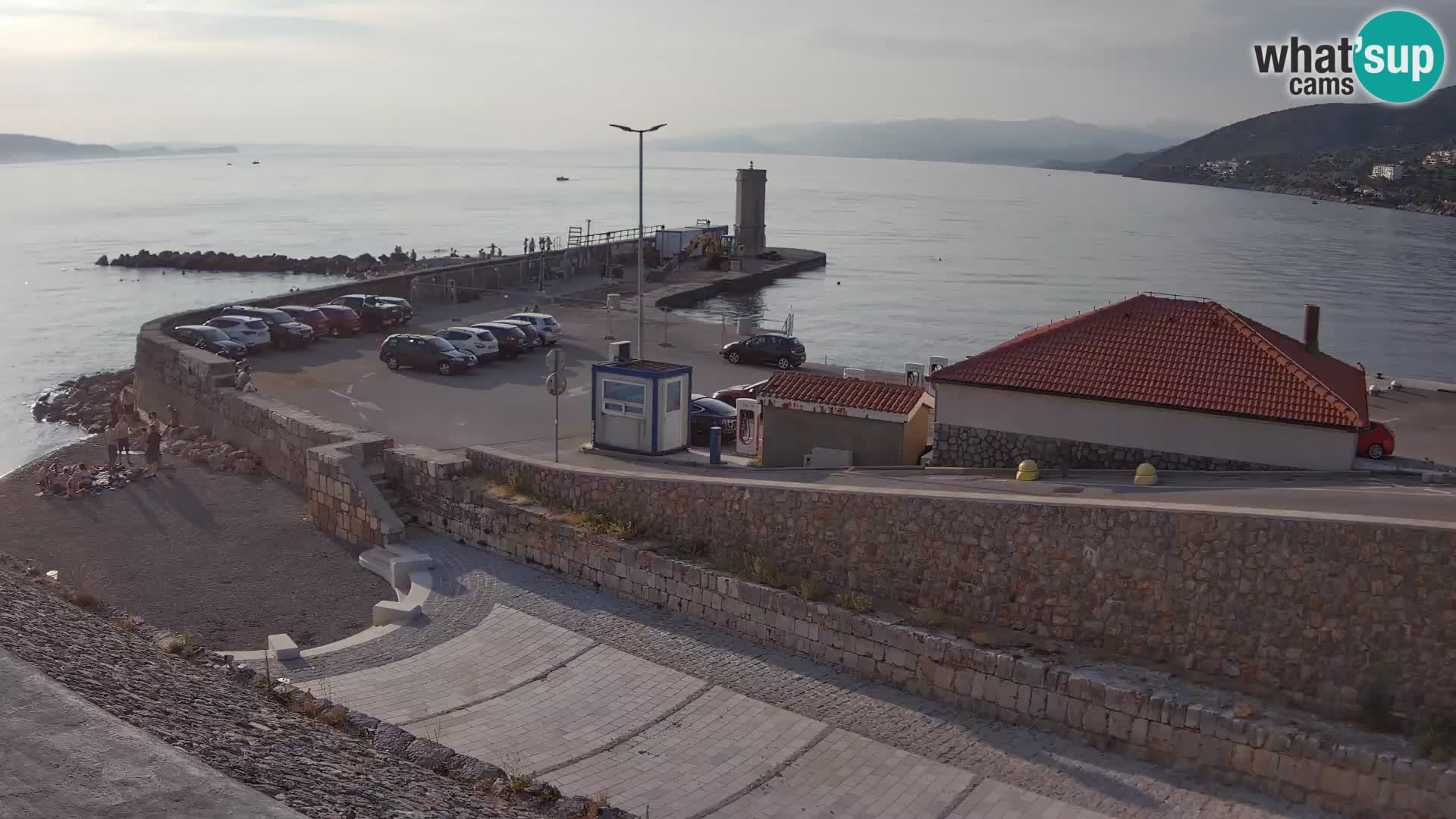 Webcam Porto di Segna – Frangiflutti e Faro in diretta