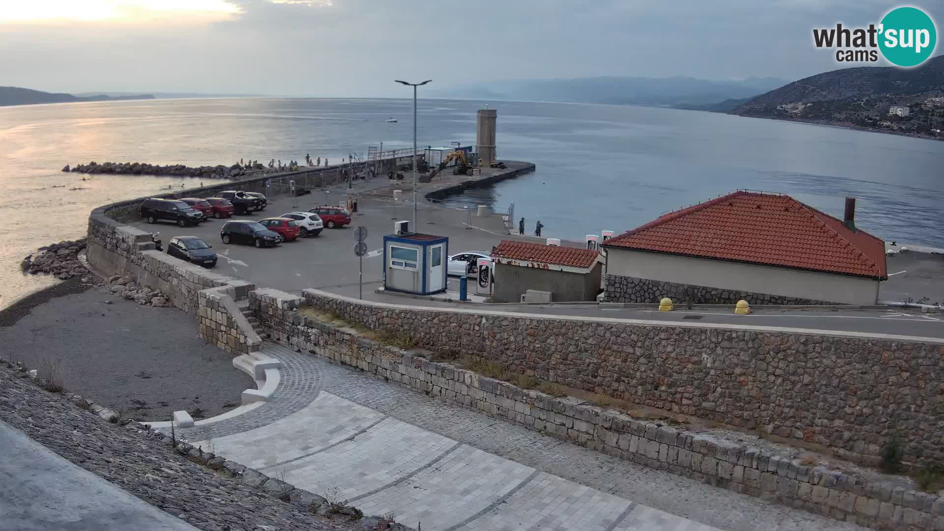 Senj Harbour Webcam – Breakwater & Lighthouse Live View