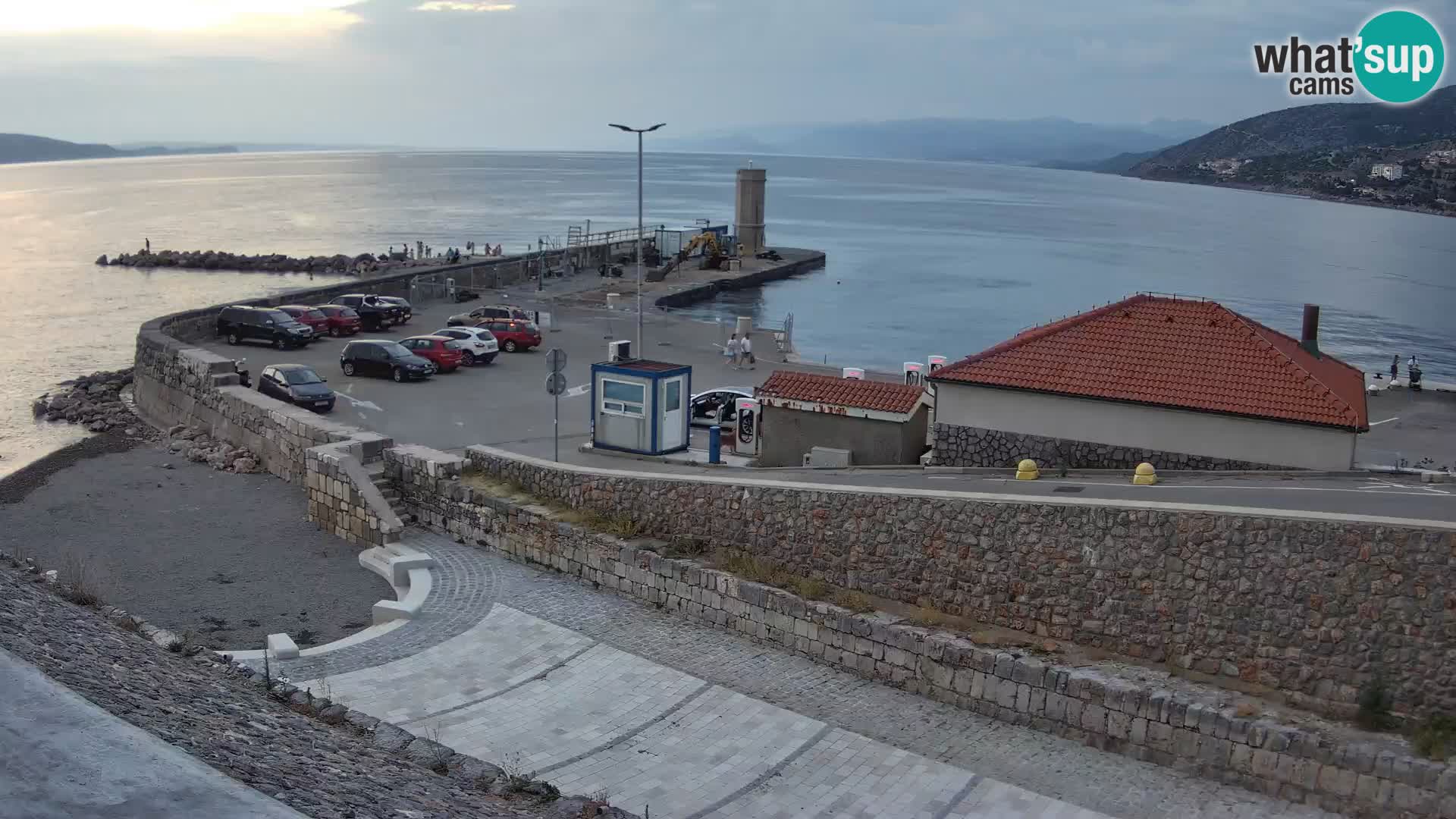 Senj Harbour Webcam – Breakwater & Lighthouse Live View
