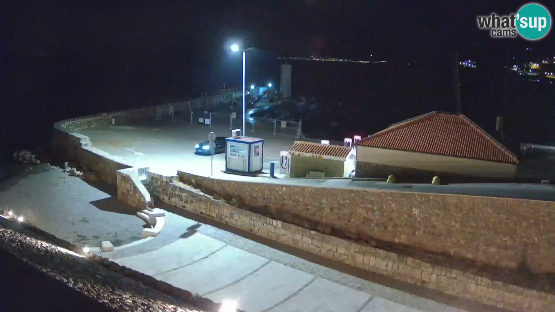 Senj Hafen Webcam – Wellenbrecher & Leuchtturm Liveblick