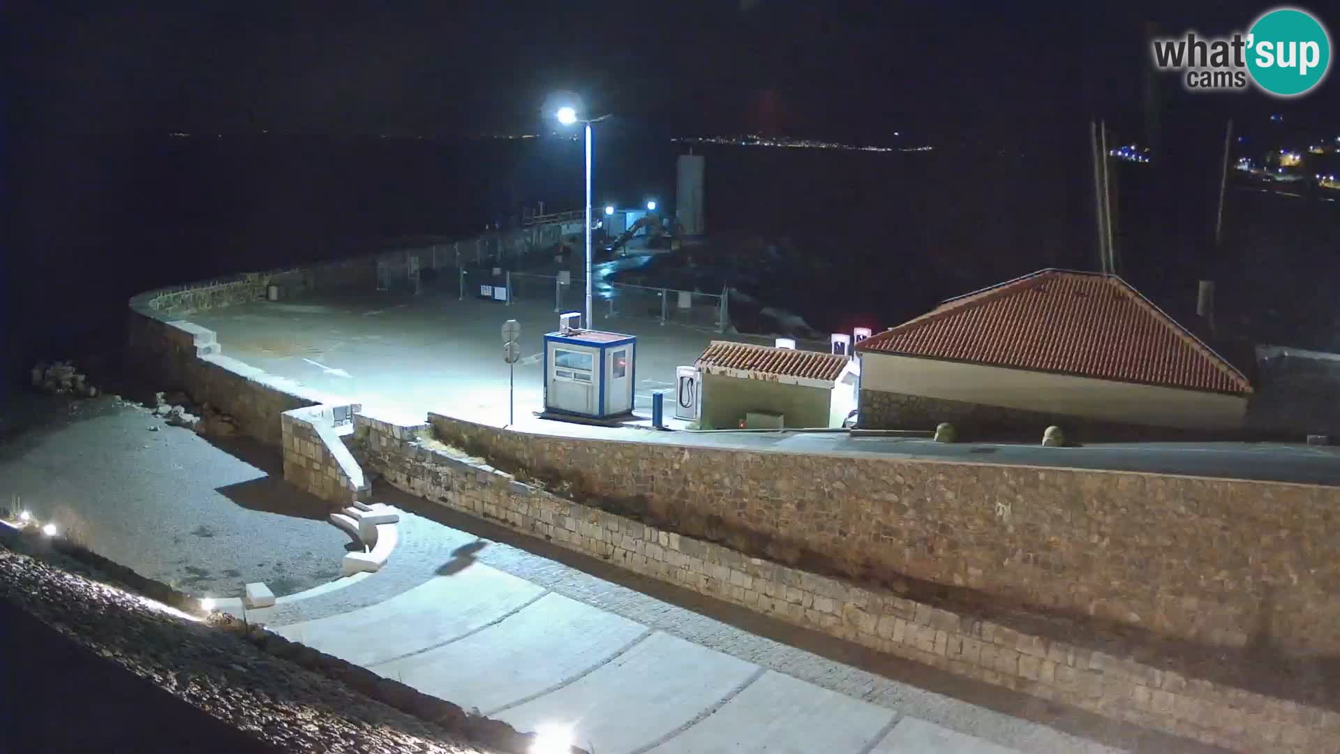 Senj Harbour Webcam – Breakwater & Lighthouse Live View