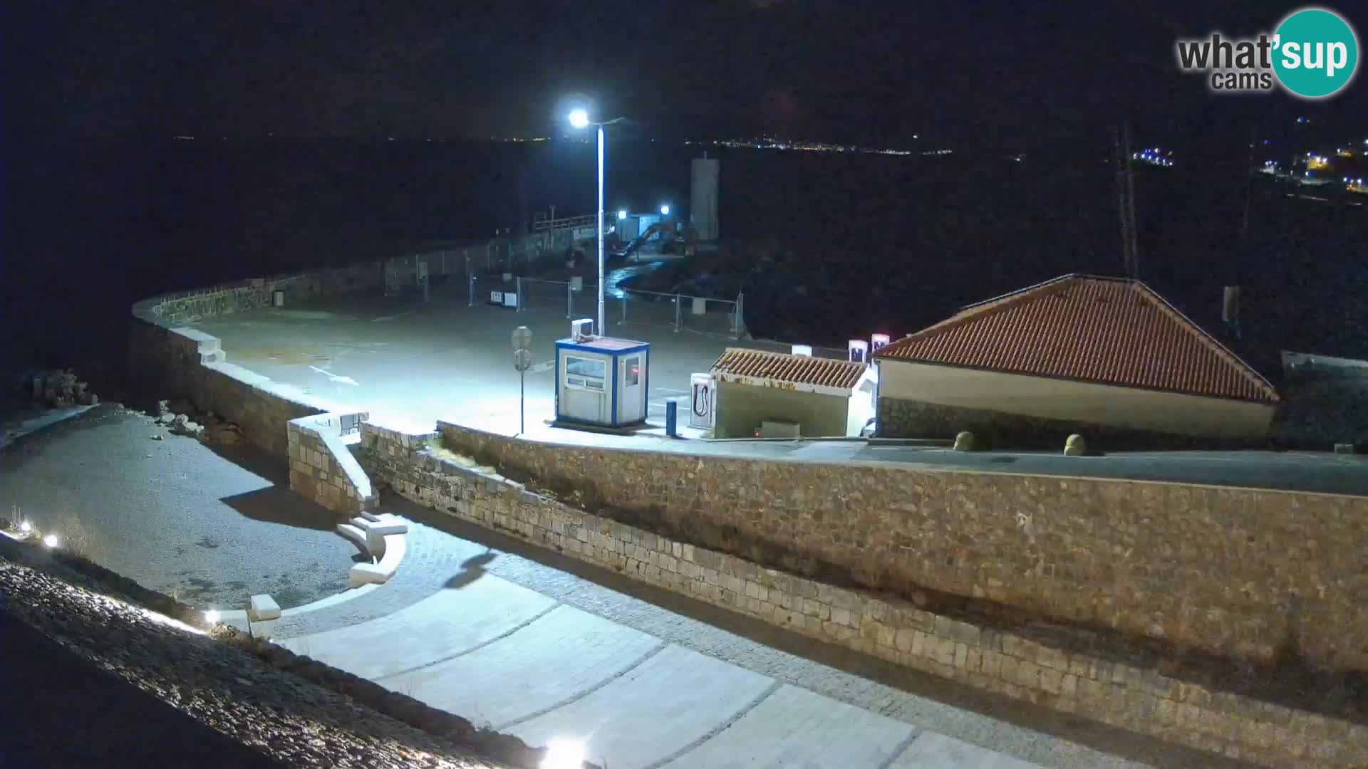 Webcam puerto de Senj – Rompeolas y faro en directo