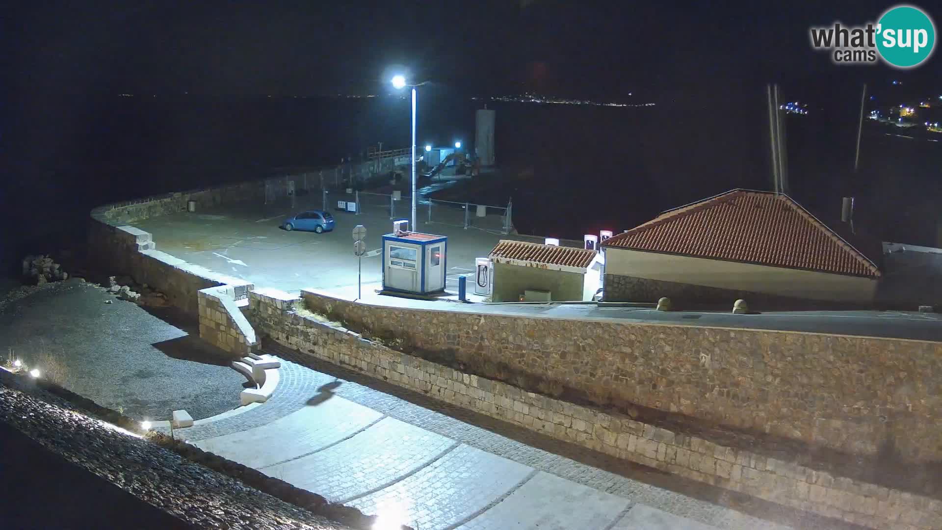 Senj Harbour Webcam – Breakwater & Lighthouse Live View