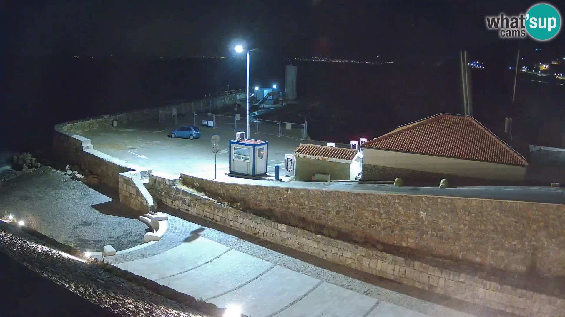 Senj Harbour Webcam – Breakwater & Lighthouse Live View
