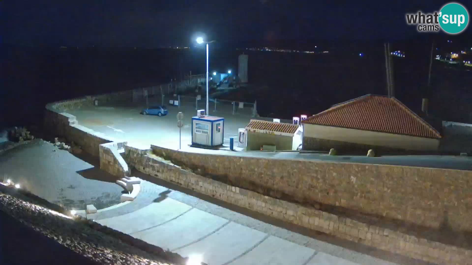 Webcam puerto de Senj – Rompeolas y faro en directo