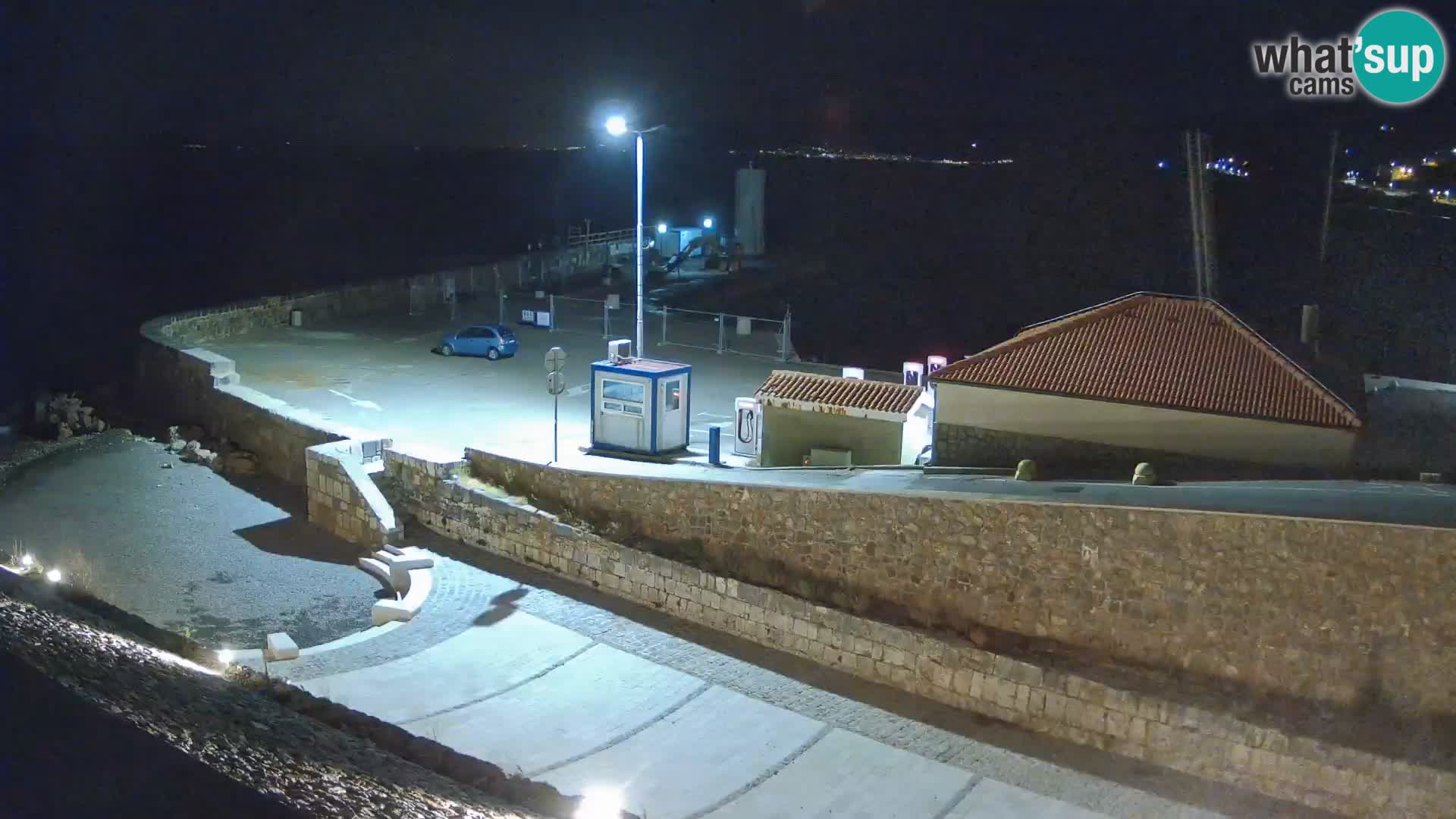 Senj Hafen Webcam – Wellenbrecher & Leuchtturm Liveblick